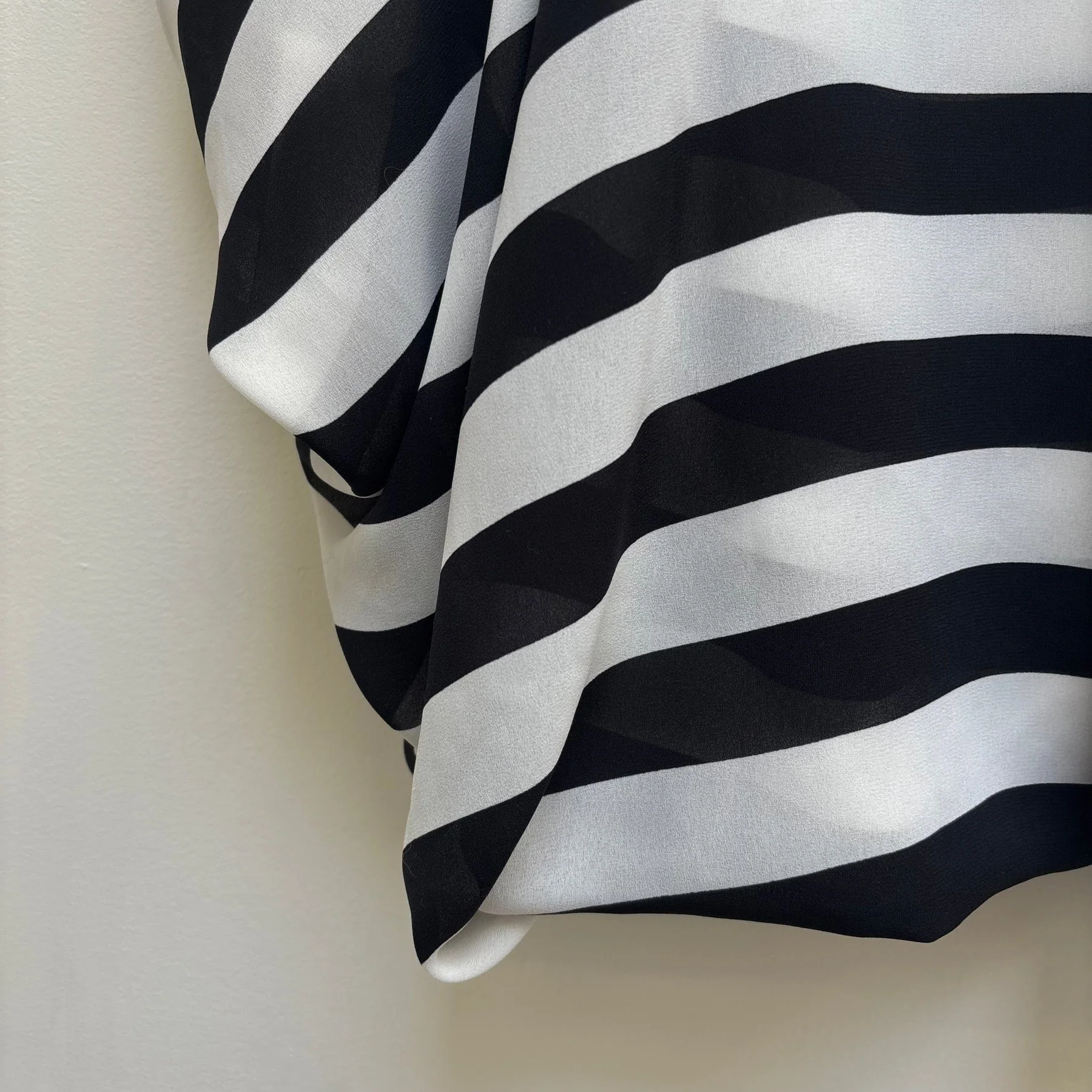 SS09 Junya Watanabe Striped Draped Top - Image 9