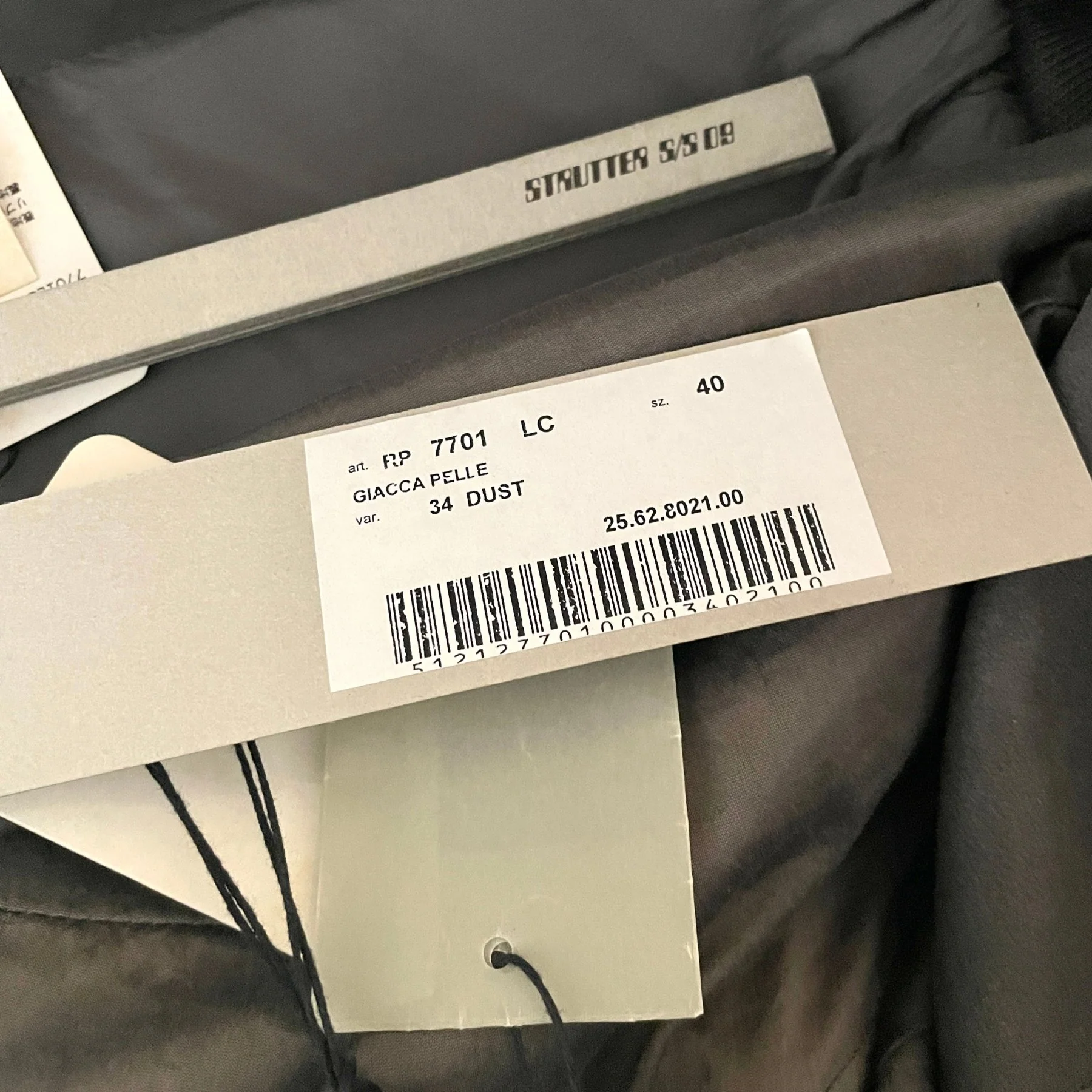 SS09 Rick Owens Jacket Olmar & Mirta Era - Image 12