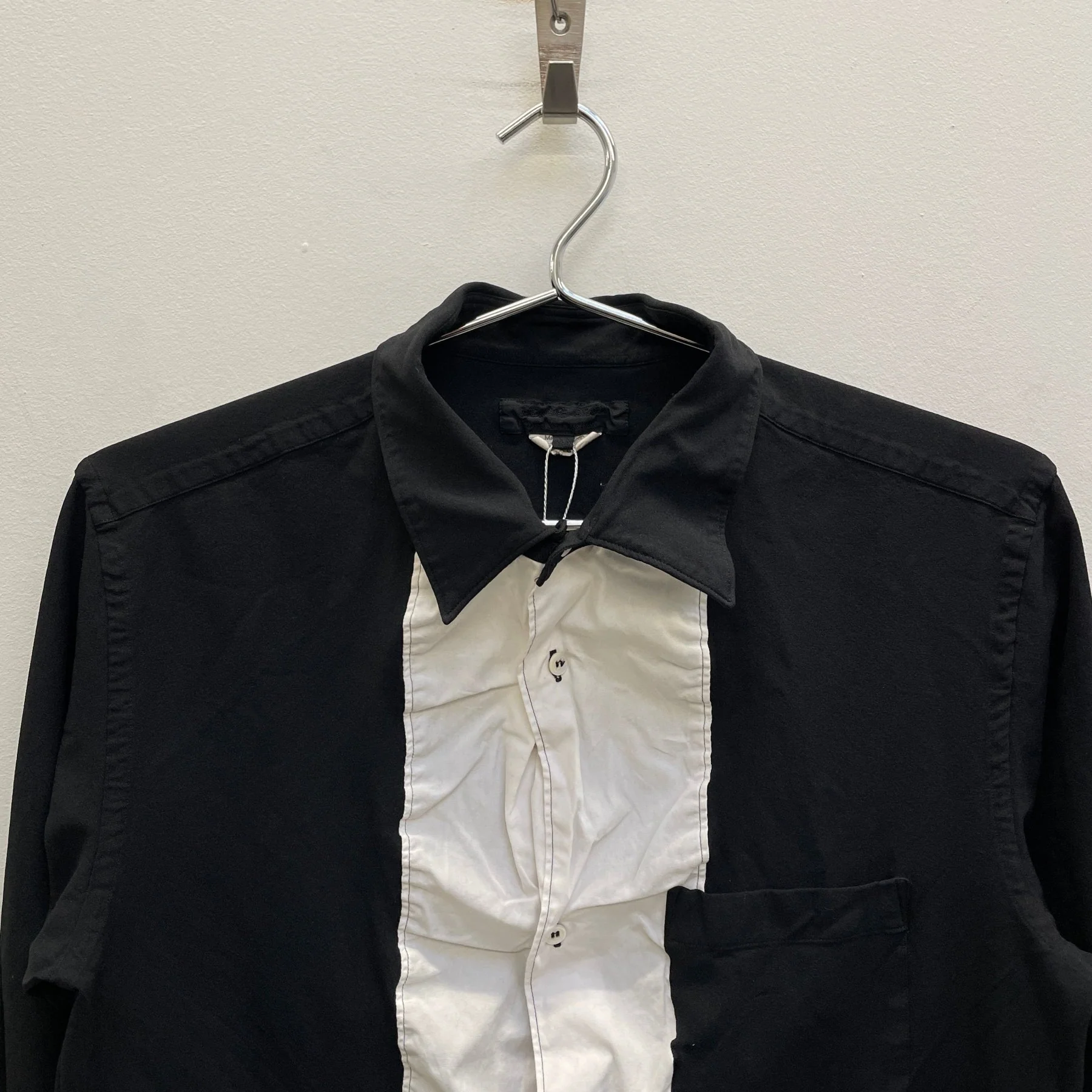 SS11 Comme des Garçons Homme Deux Two-Tone Dress Shirt - Image 2