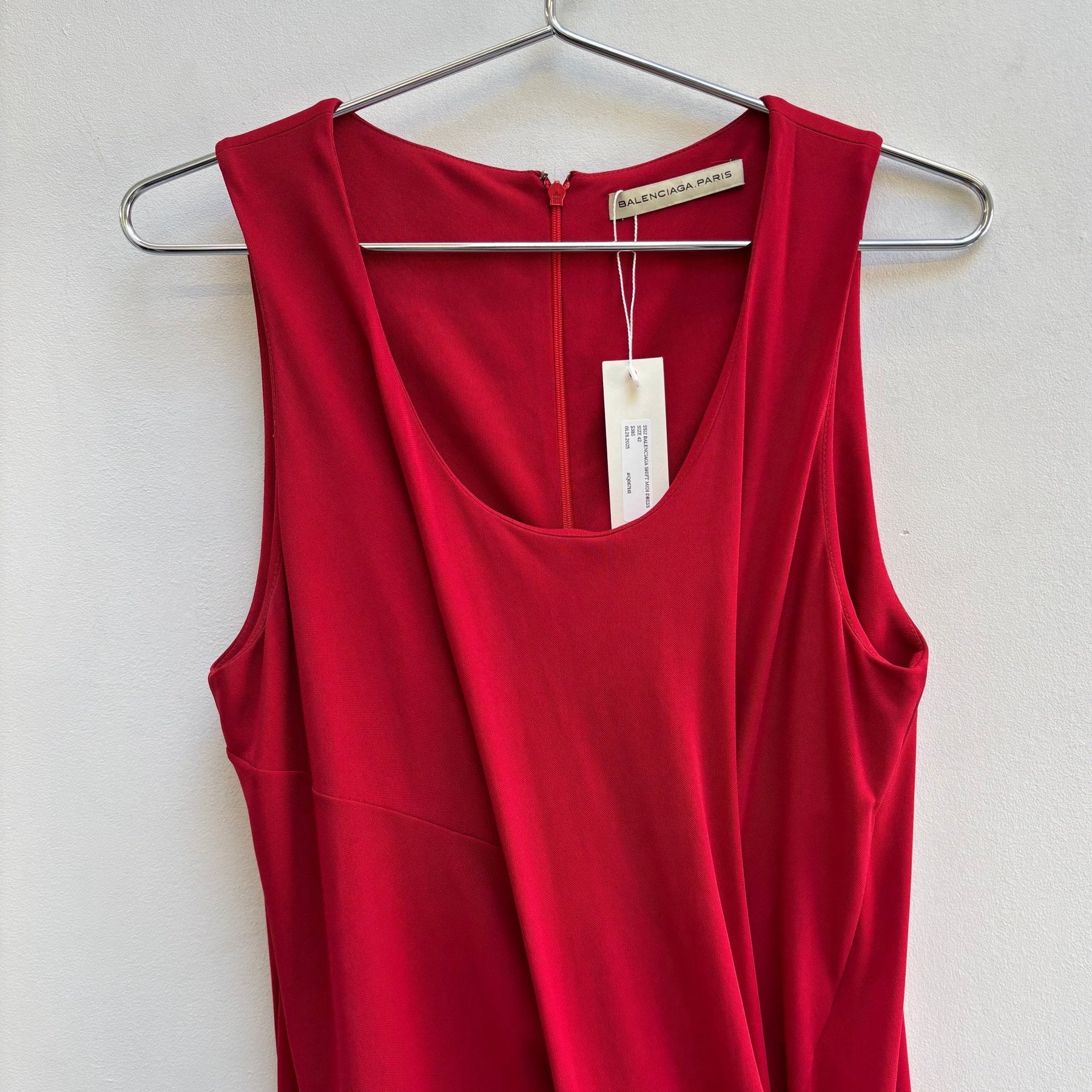 SS12 Balenciaga Shift Midi Dress - Image 3