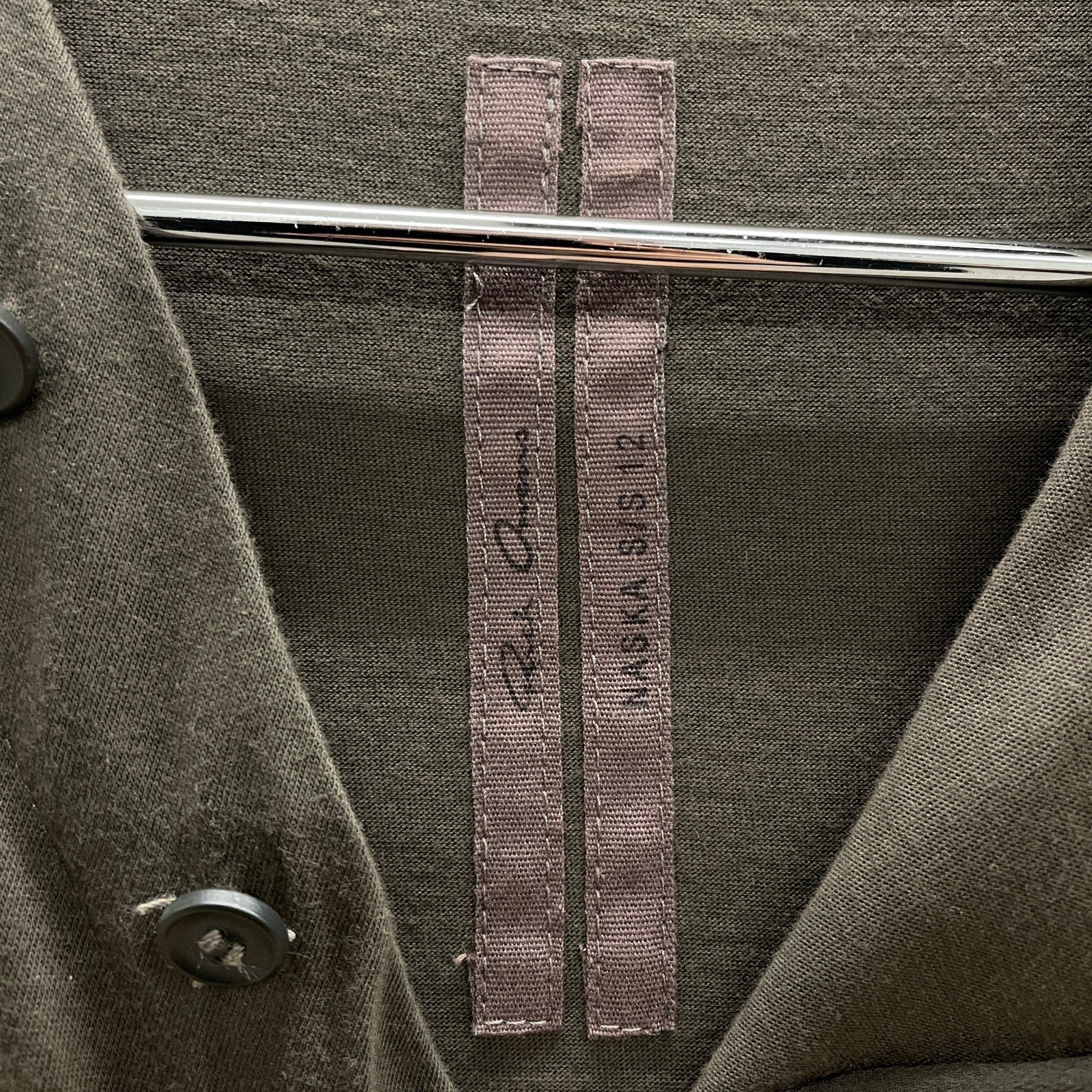 SS12 Rick Owens “Naska” Asymmetrical Column Dress - Image 12