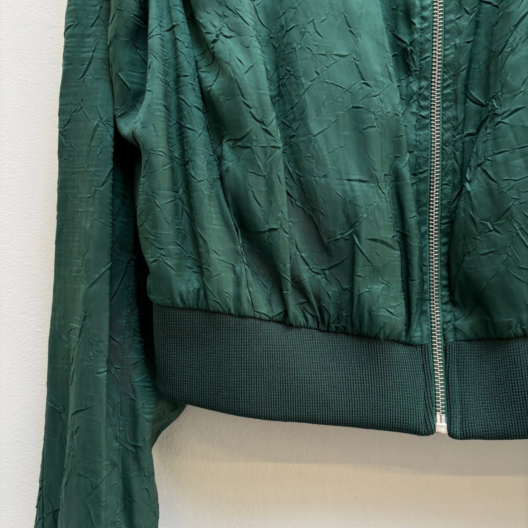 SS13 Acne Studios Wrinkled Bomber Jacket - Image 5