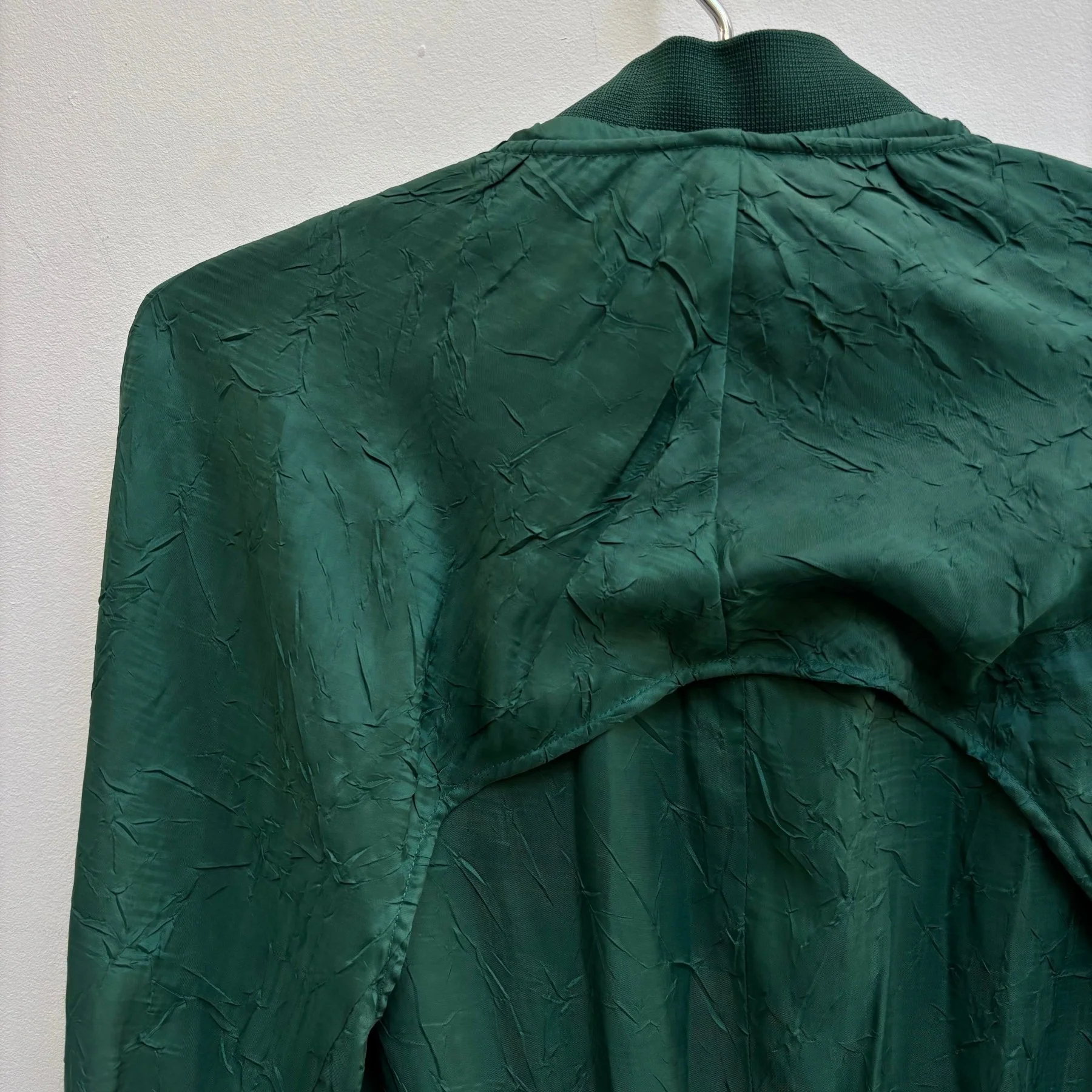 SS13 Acne Studios Wrinkled Bomber Jacket - Image 7