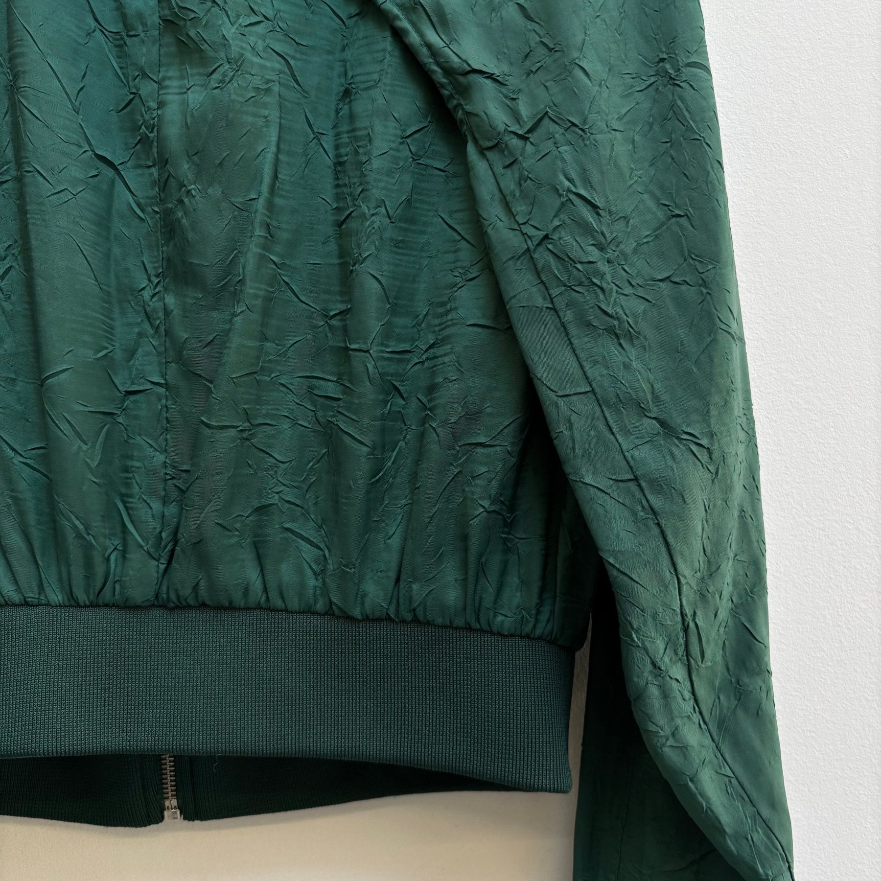 SS13 Acne Studios Wrinkled Bomber Jacket - Image 8