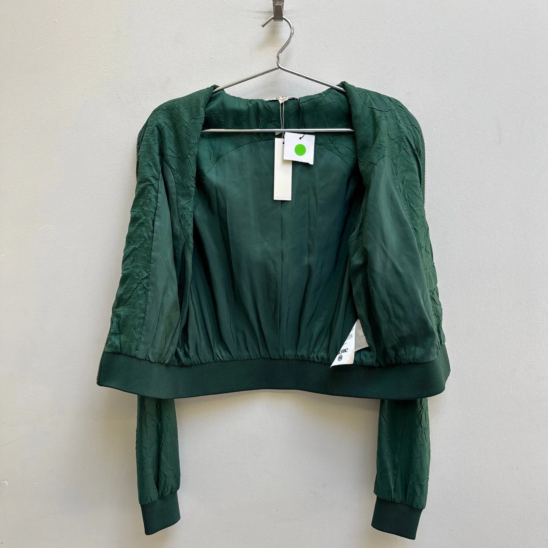 SS13 Acne Studios Wrinkled Bomber Jacket - Image 9