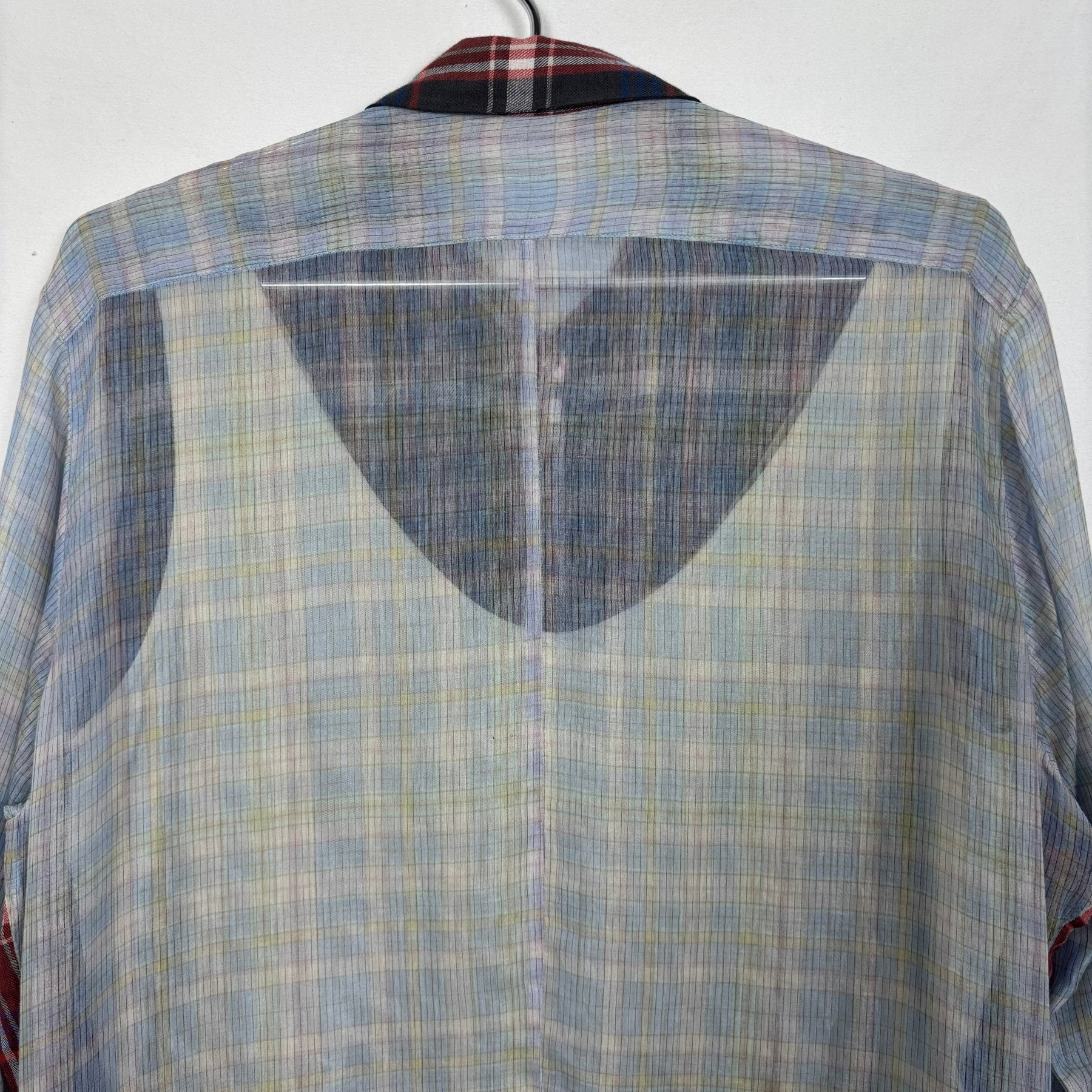 SS13 Dries Van Noten Plaid Blouse Dress - Image 9