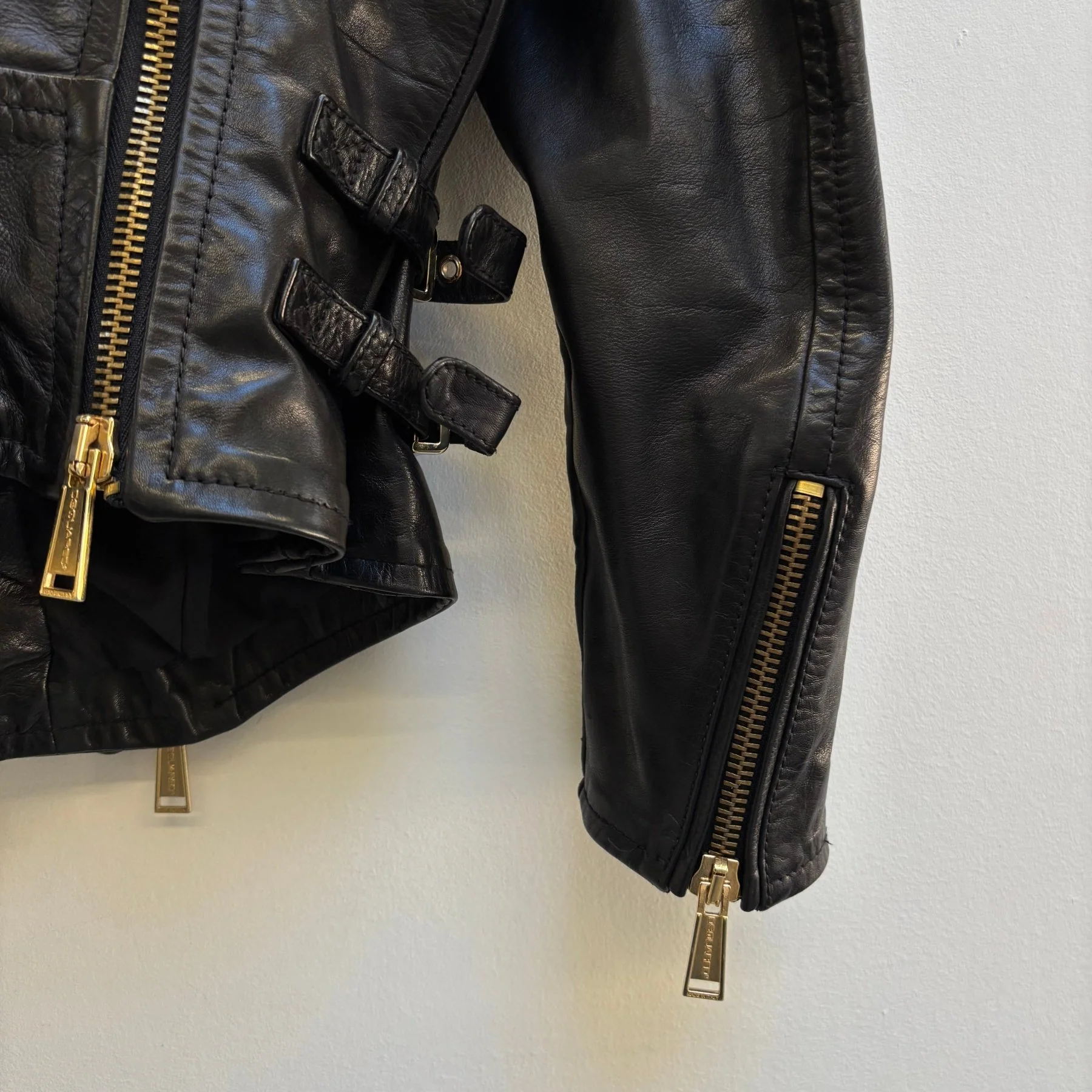 SS13 Dsquared2 Leather Biker Jacket - Image 10