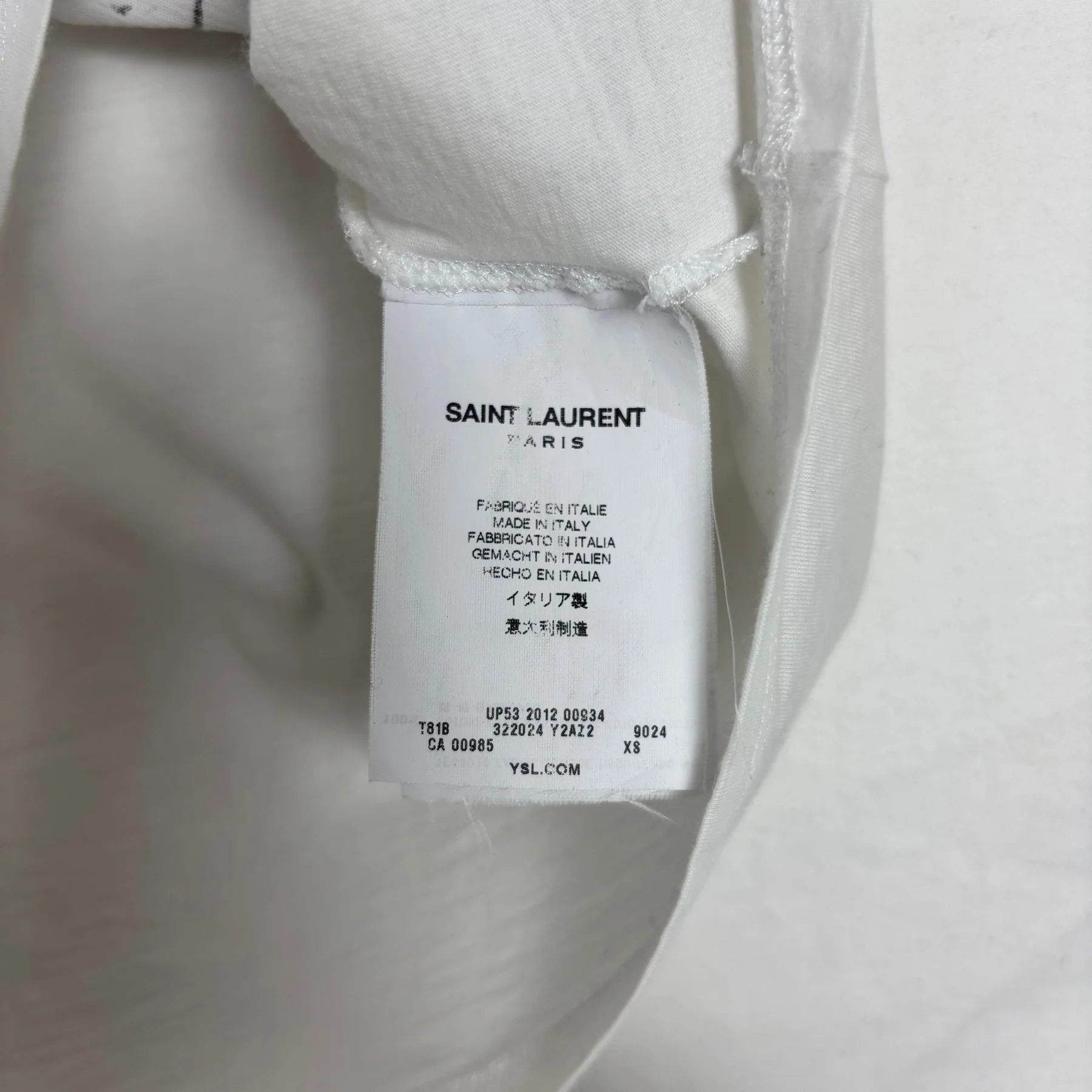 SS13 Saint Laurent Paris Tank Top - Image 5