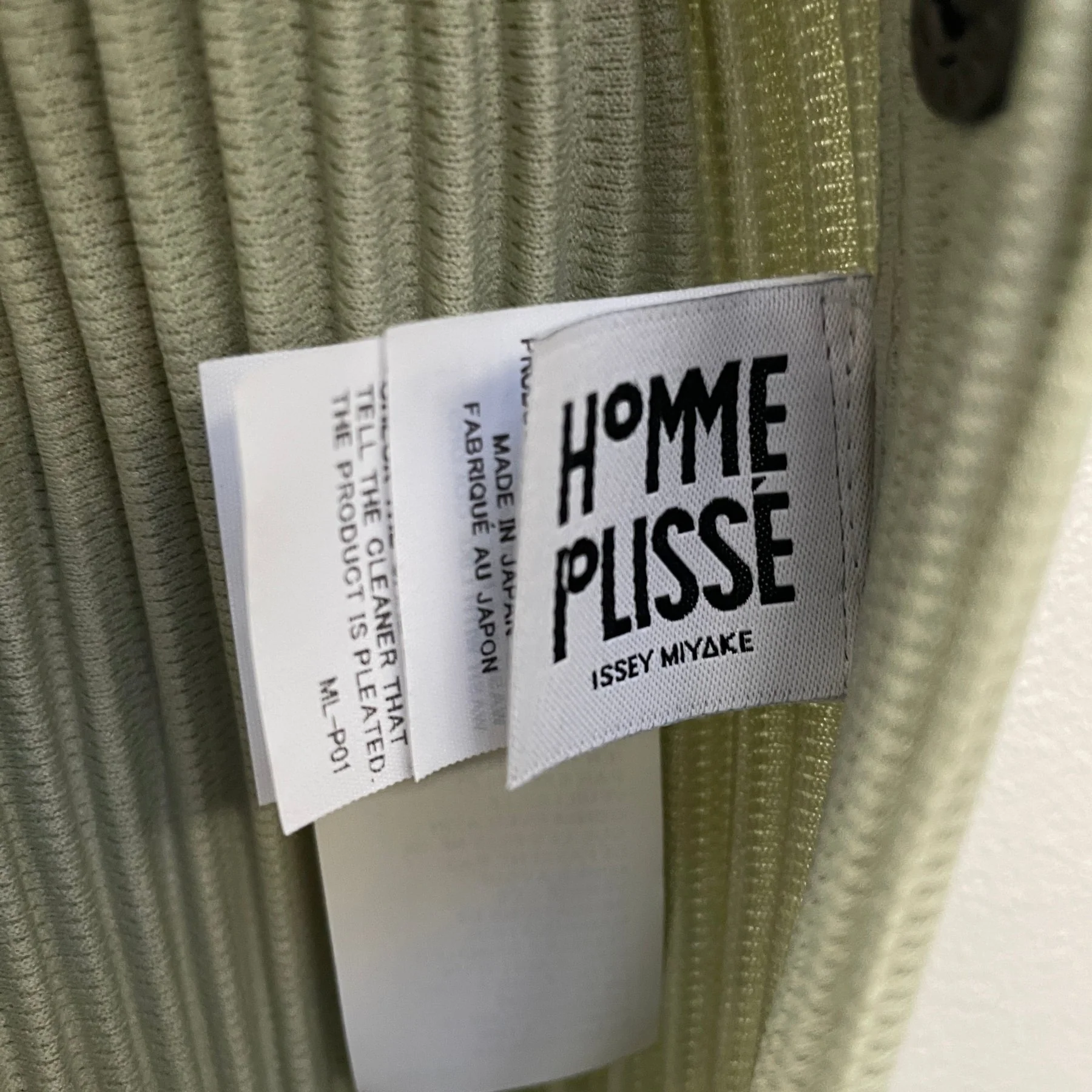 SS14 Homme Plissé by Issey Miyake Asymmetrical Pleated Top - Image 9
