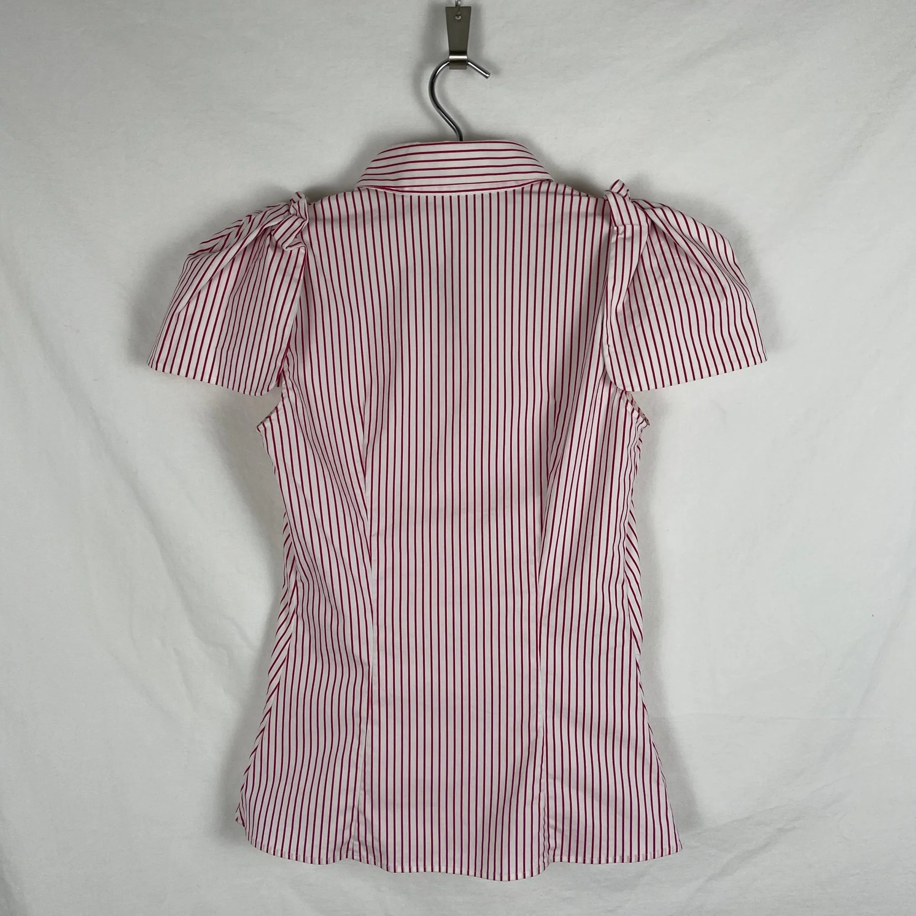 SS14 Prada Pin Stripe Short Sleeve Button Up - Image 4
