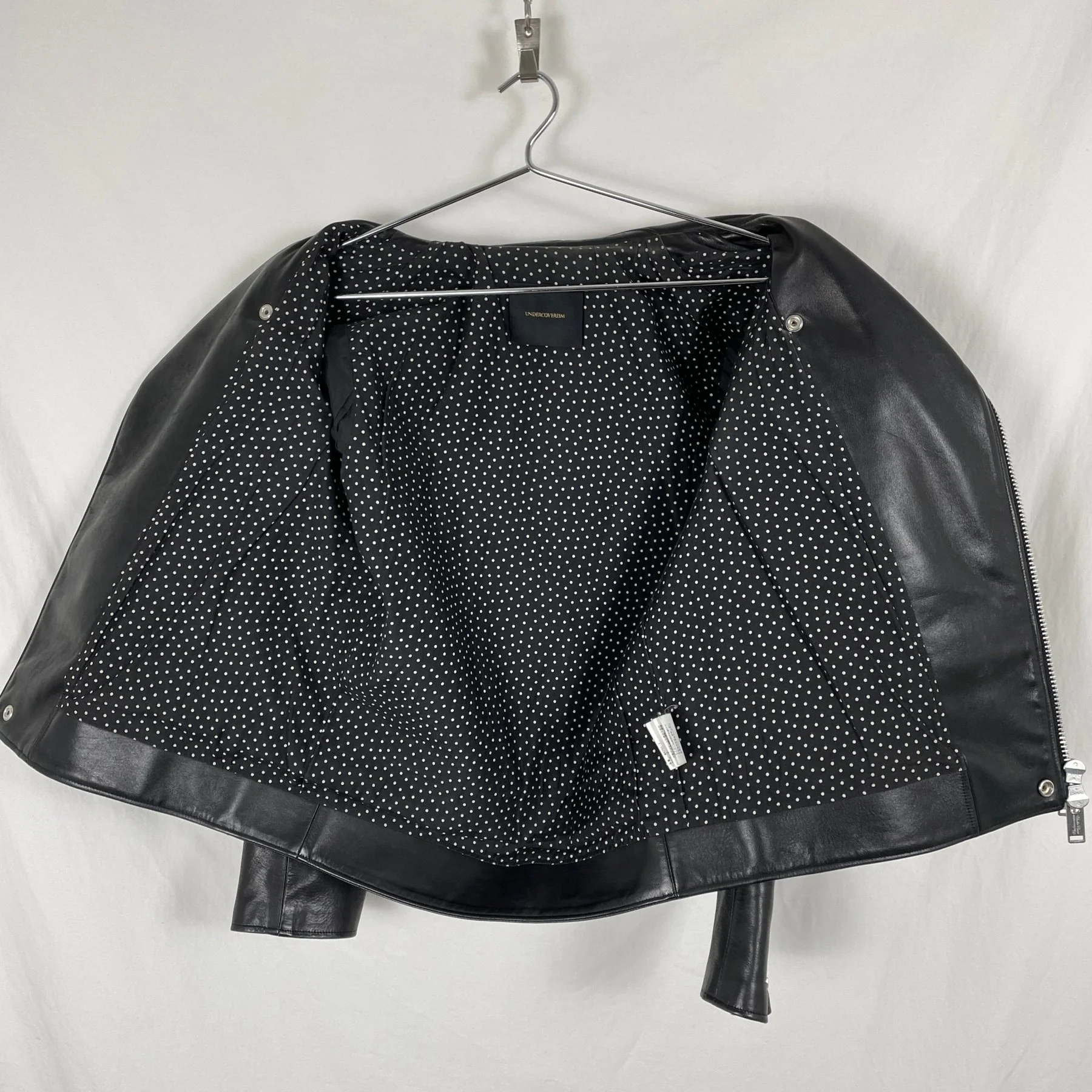SS14 Undercover “Psychocandy” Biker Leather Jacket - Image 10