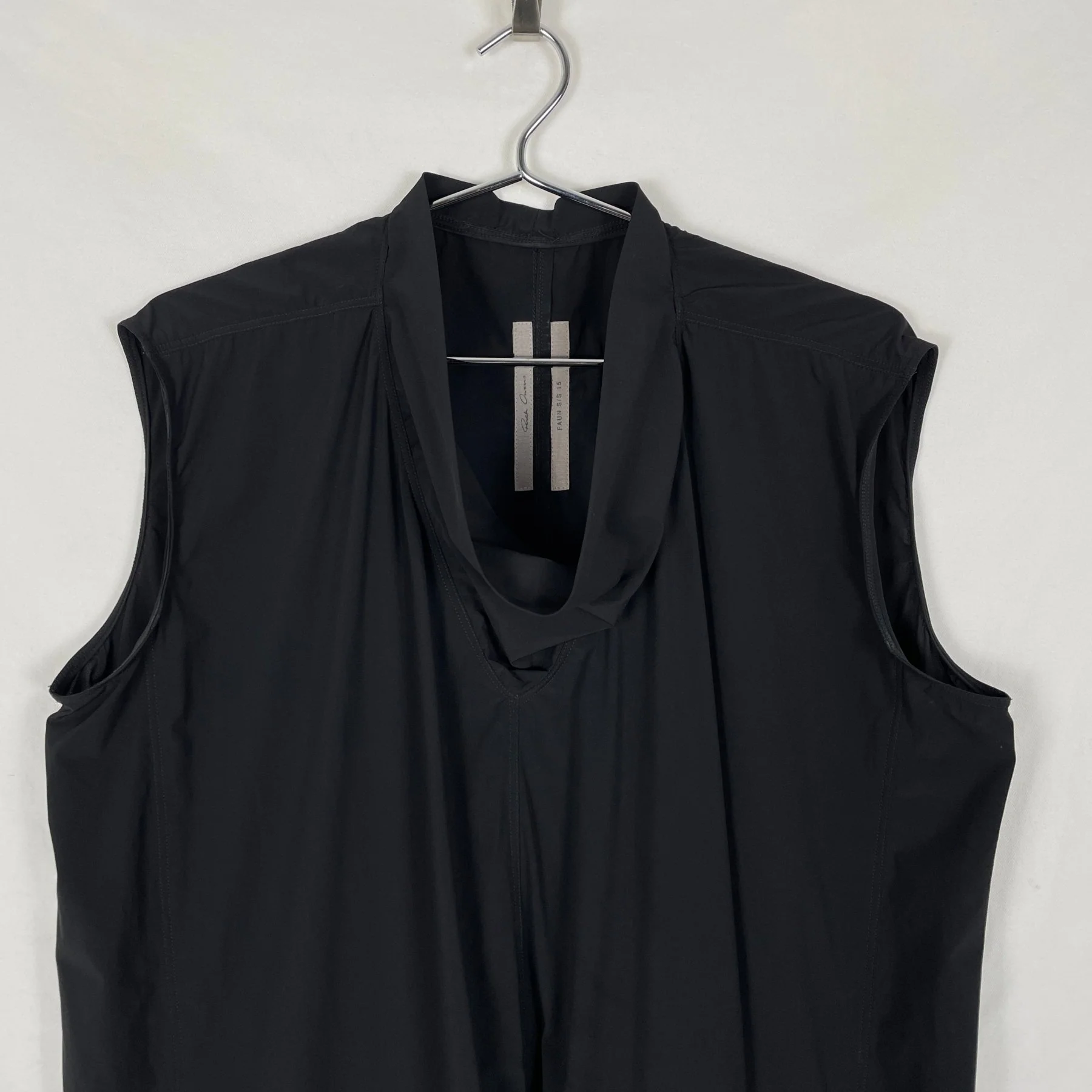 SS15 Rick Owens Cowl Neck Dress - Image 3