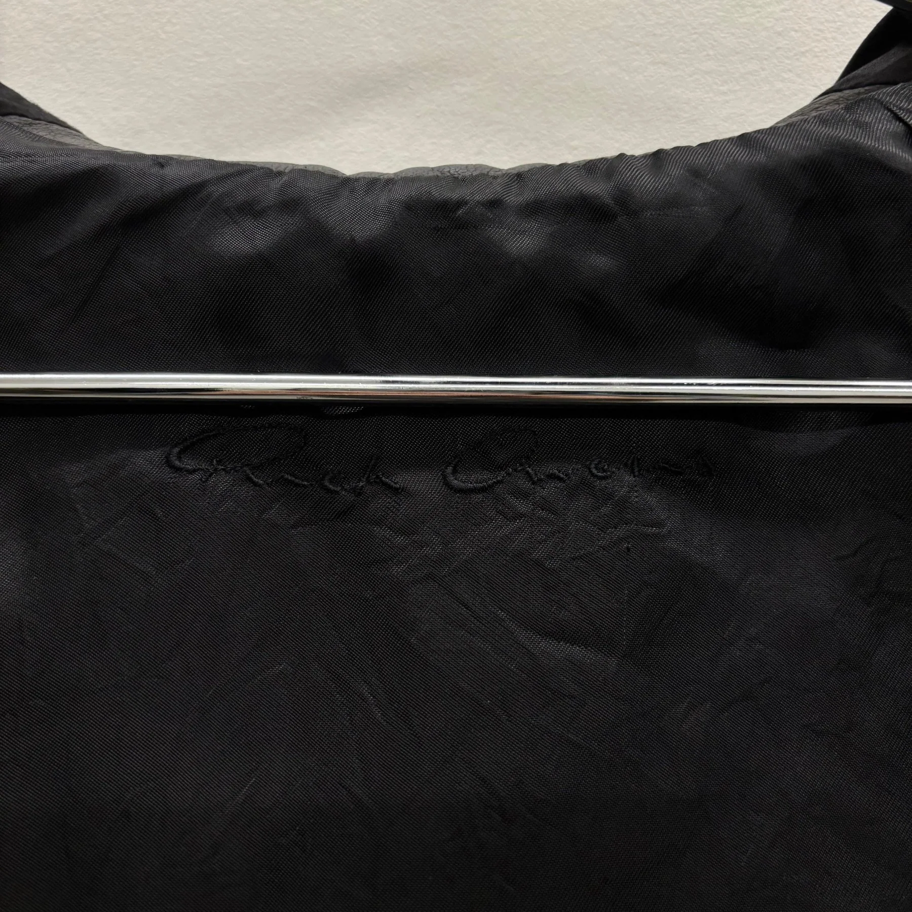 SS15 Rick Owens ‘FAUN’ Funnel Neck Leather Jacket - Image 13