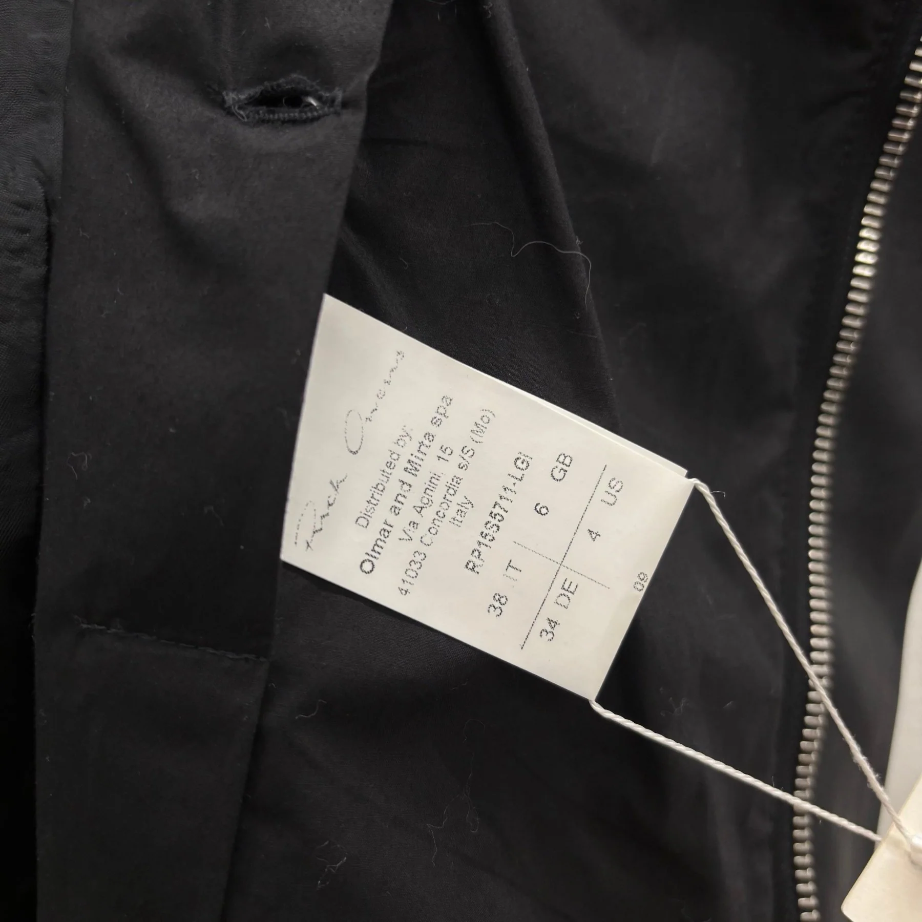 SS15 Rick Owens ‘FAUN’ Funnel Neck Leather Jacket - Image 14