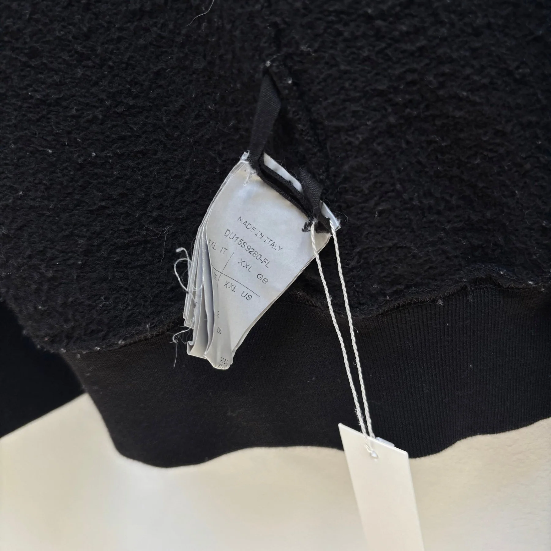 SS15 Rick Owens ‘FAUN’ Leather Sleeve Gimp Zip Up Hoodie - Image 12