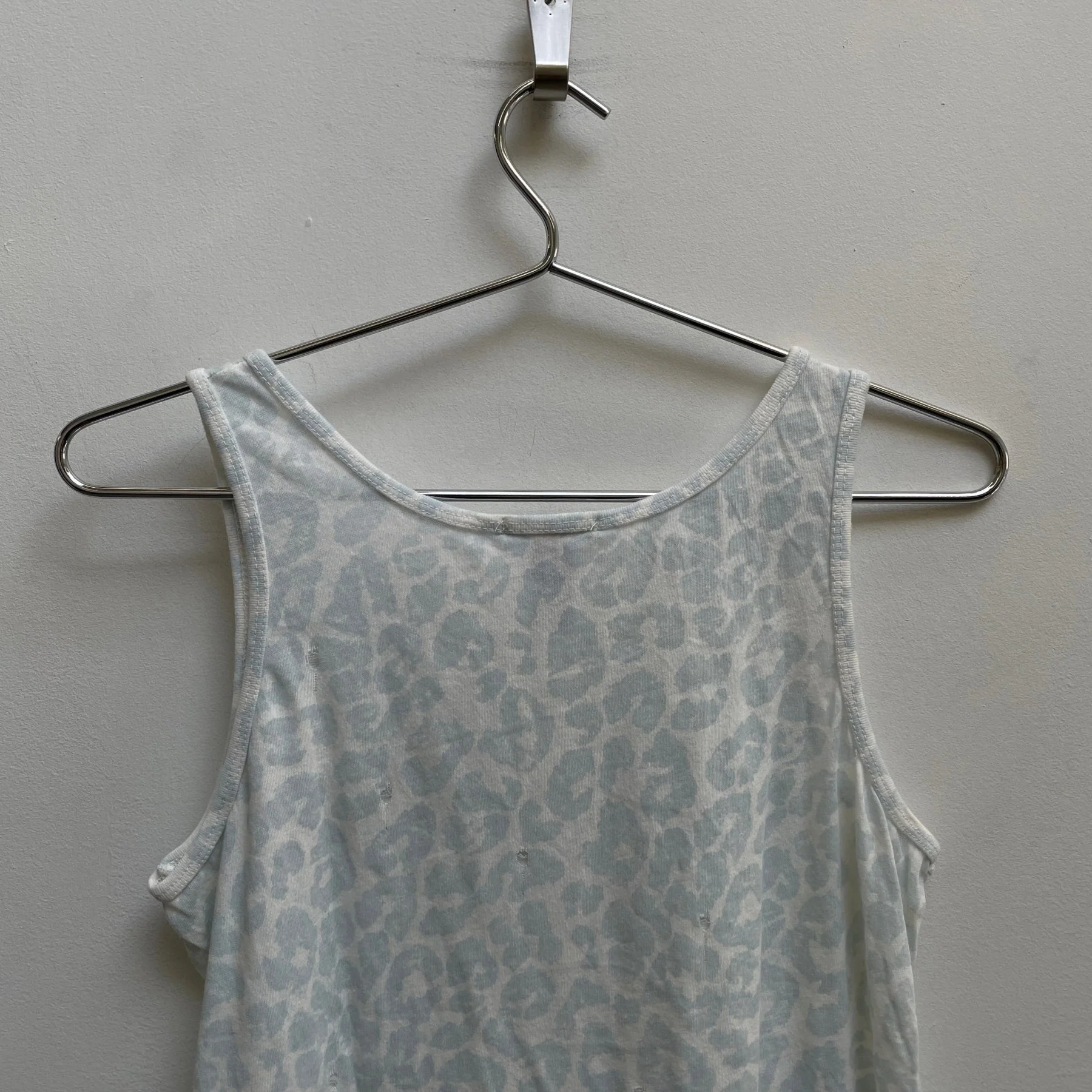 SS16 Chloé Distressed Leopard Print Tank Top - Image 6