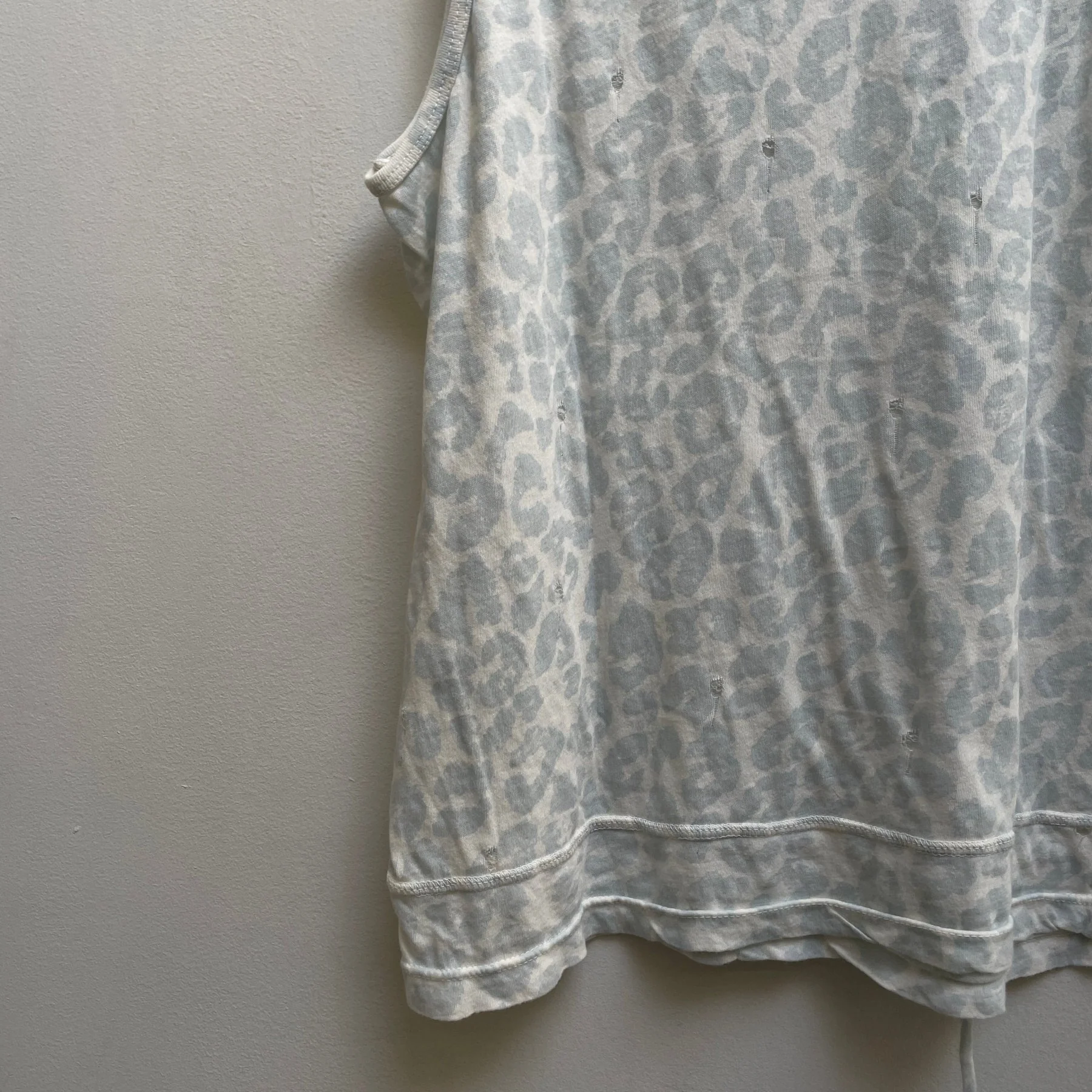 SS16 Chloé Distressed Leopard Print Tank Top - Image 7