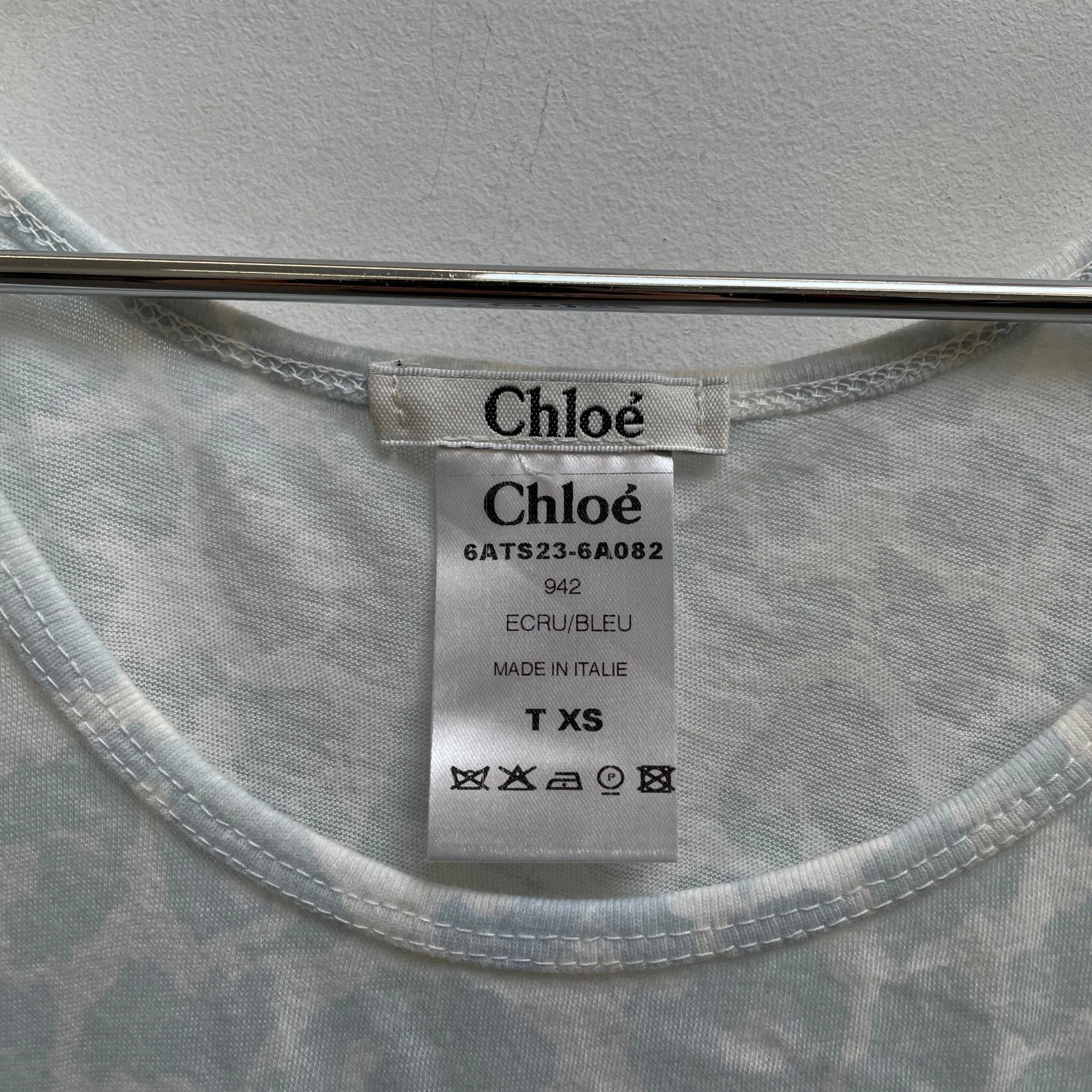 SS16 Chloé Distressed Leopard Print Tank Top - Image 8