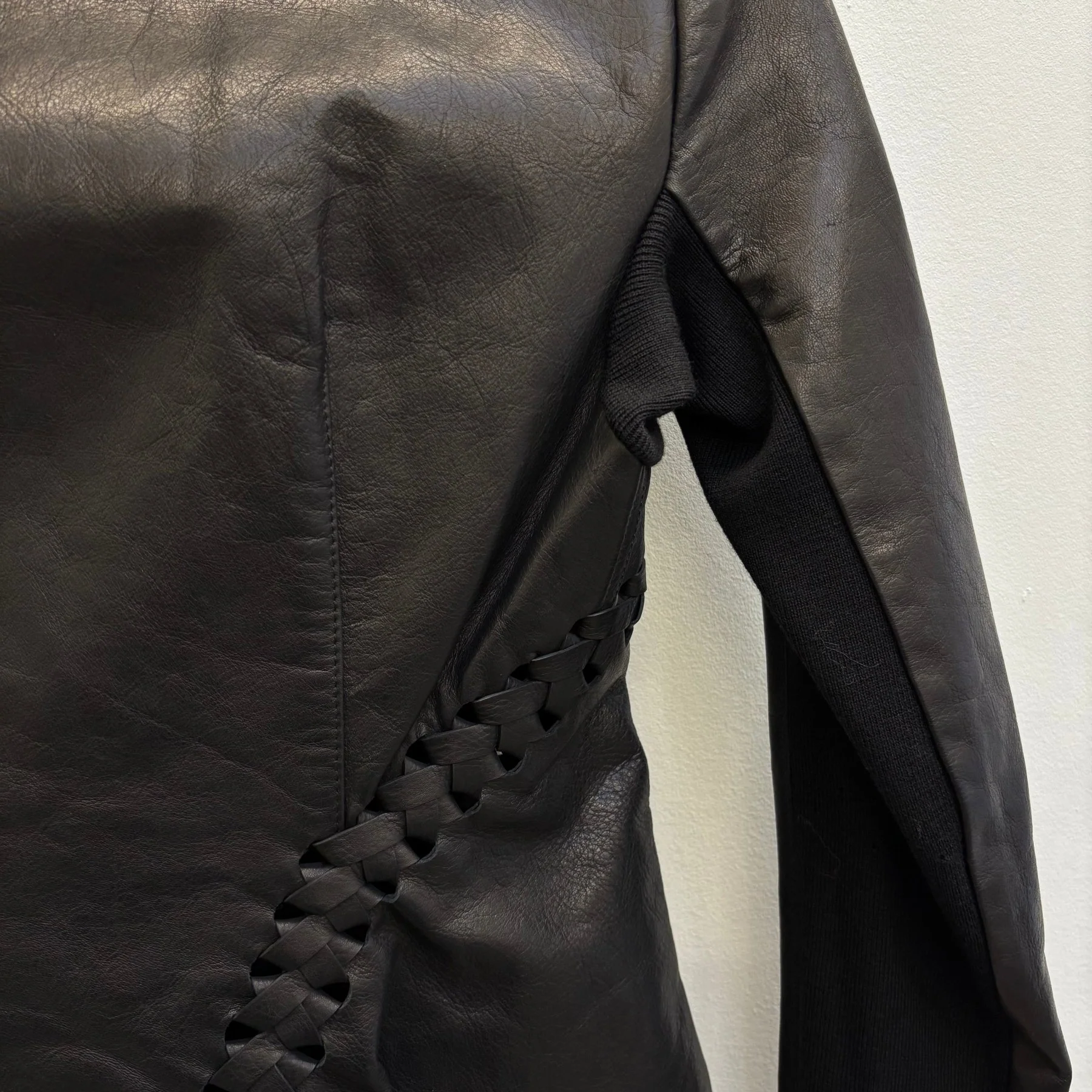 SS16 Rick Owens ‘CYCLOPS’ Naska Leather Biker Jacket - Image 11