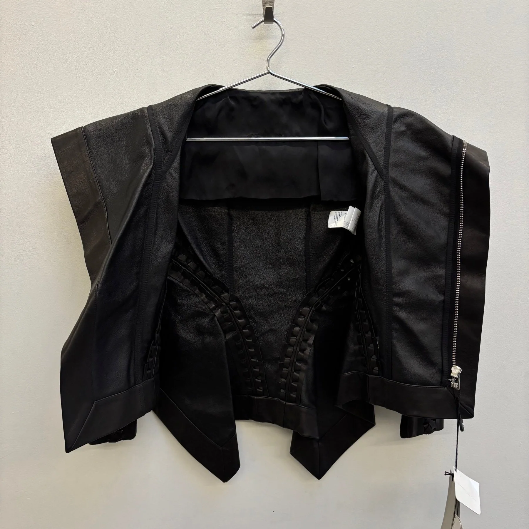 SS16 Rick Owens ‘CYCLOPS’ Naska Leather Biker Jacket - Image 14