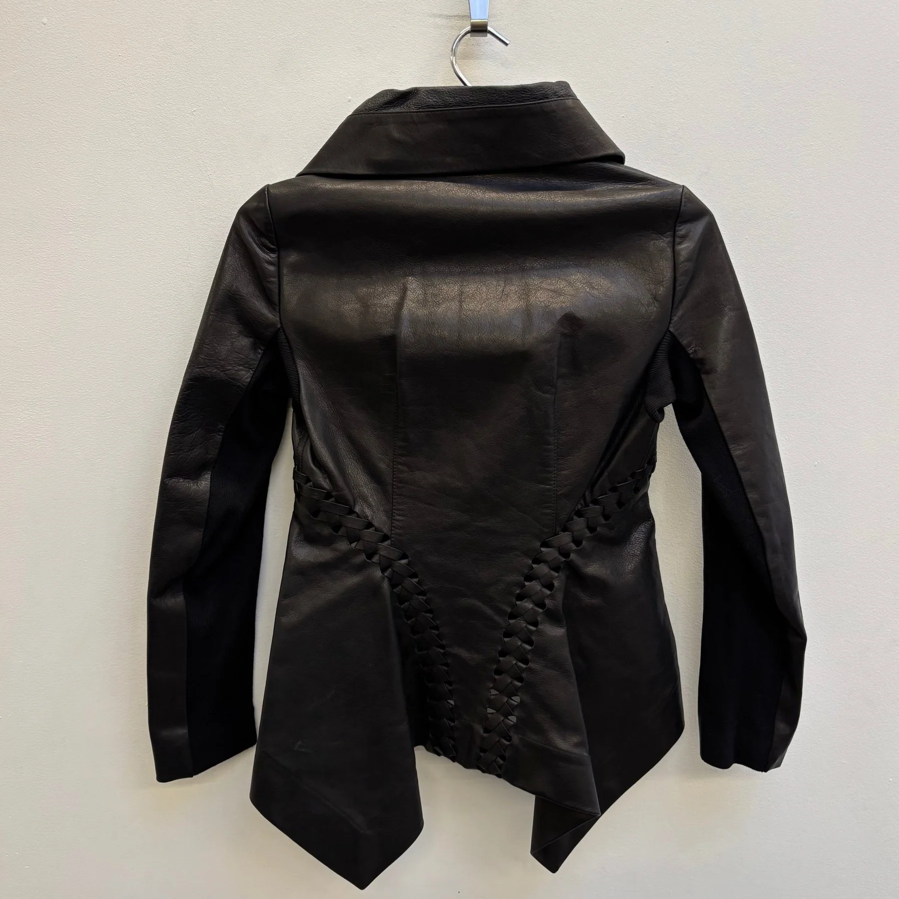 SS16 Rick Owens ‘CYCLOPS’ Naska Leather Biker Jacket - Image 2