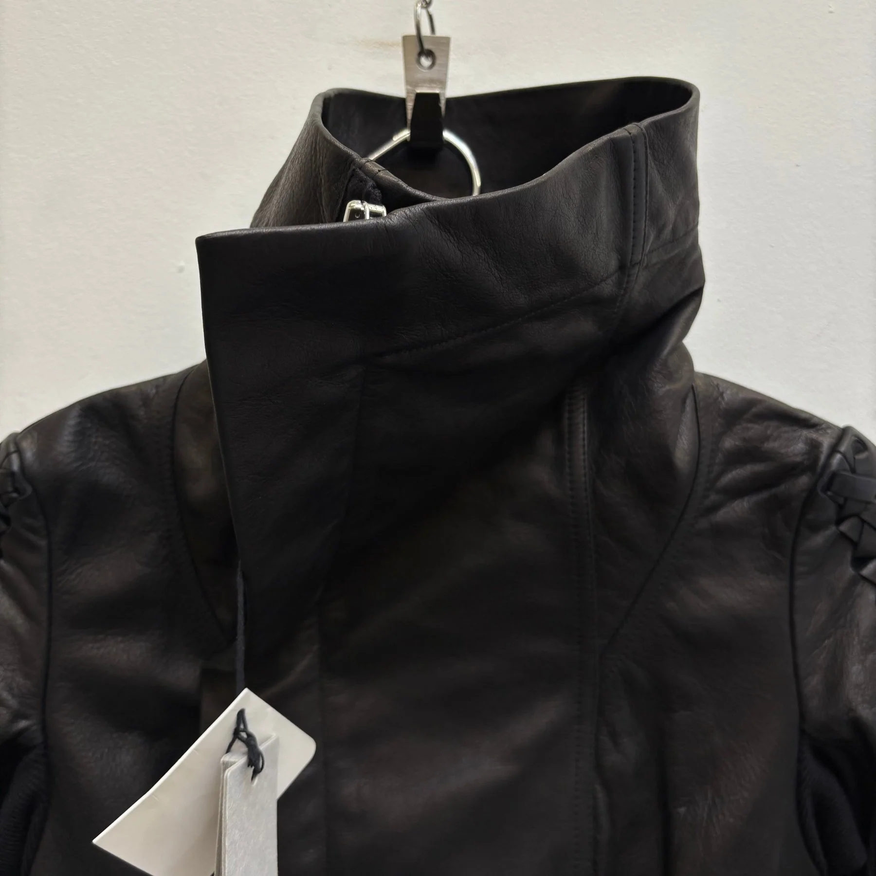 SS16 Rick Owens ‘CYCLOPS’ Naska Leather Biker Jacket - Image 5