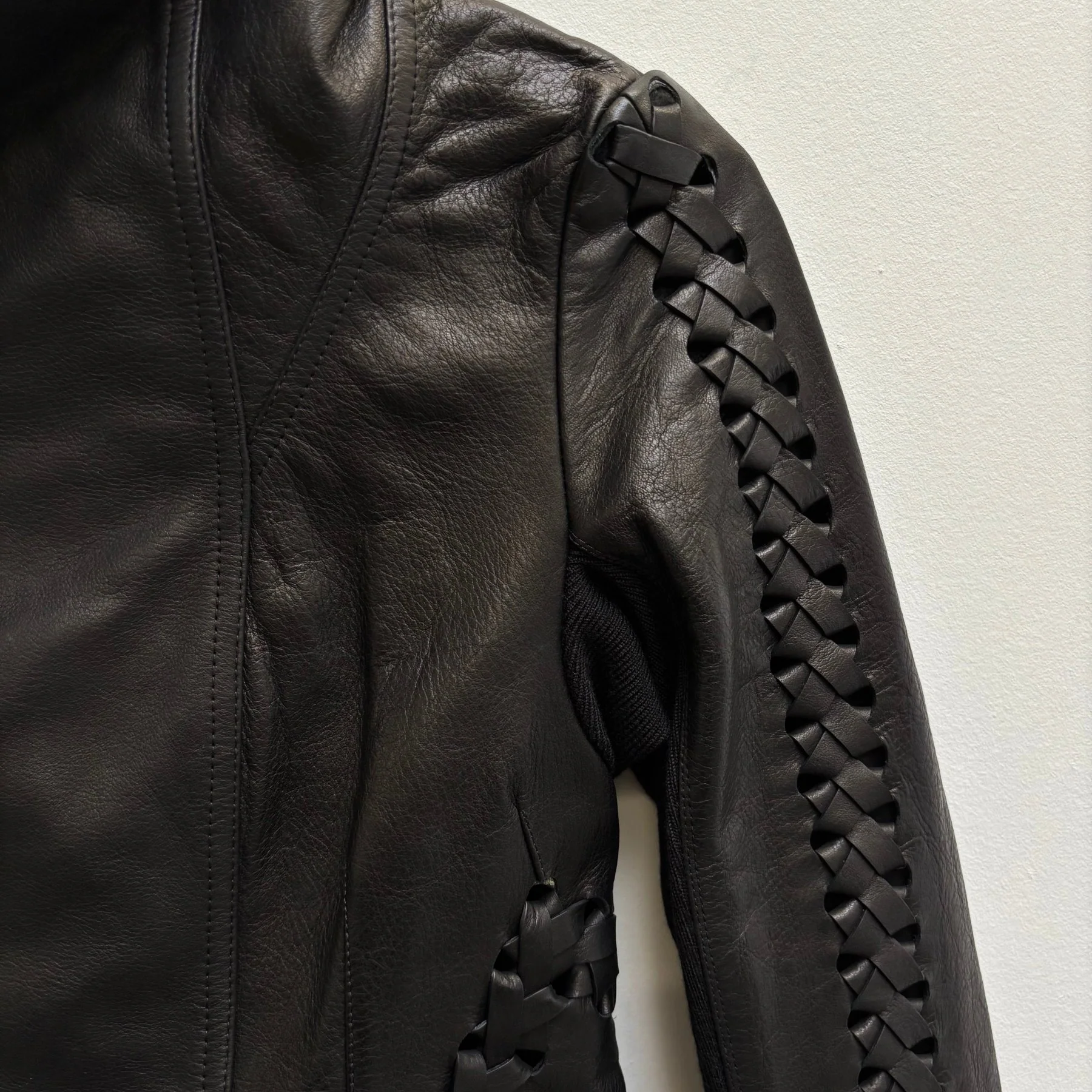 SS16 Rick Owens ‘CYCLOPS’ Naska Leather Biker Jacket - Image 6