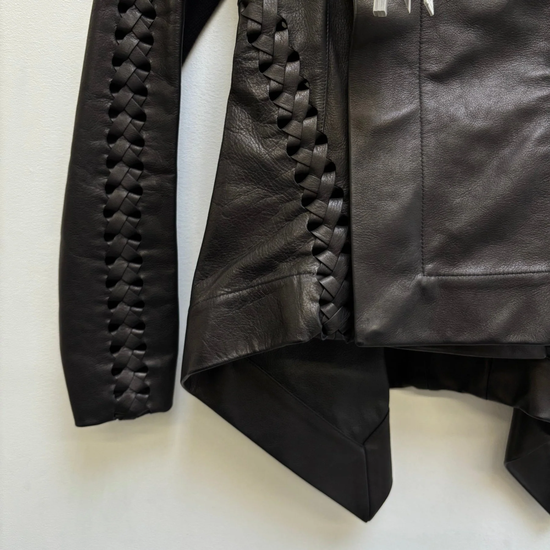 SS16 Rick Owens ‘CYCLOPS’ Naska Leather Biker Jacket - Image 7