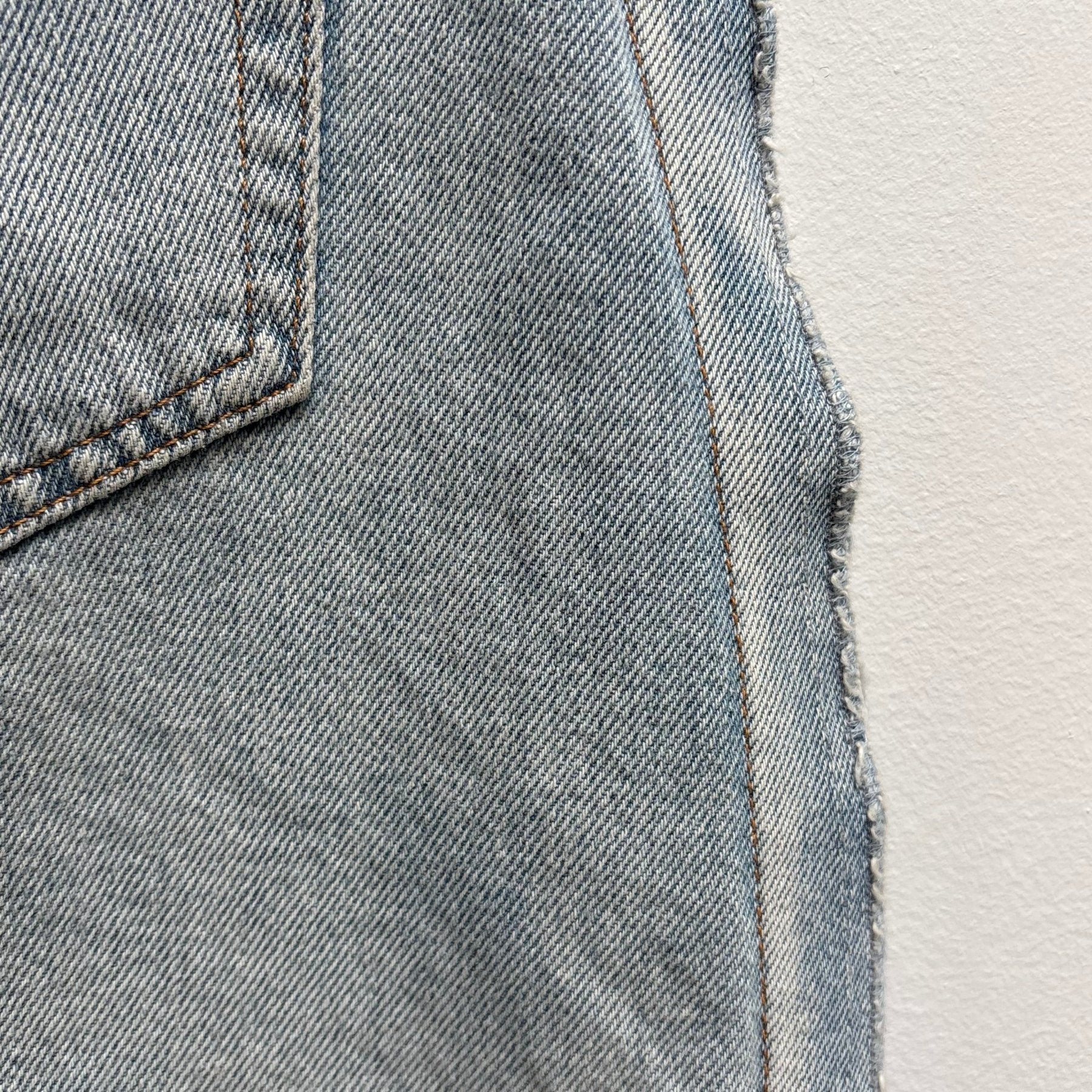 SS17 Maison Margiela MM6 Inside Out Denim Skirt - Image 5