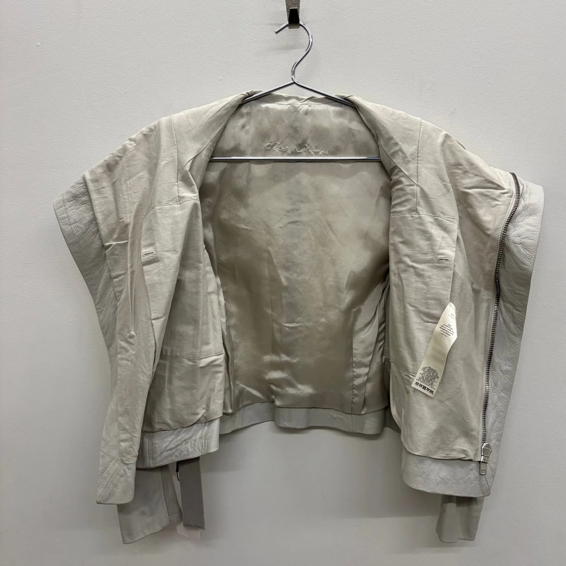 SS17 Rick Owens ‘WALRUS’ Dinge Biker Jacket - Image 14