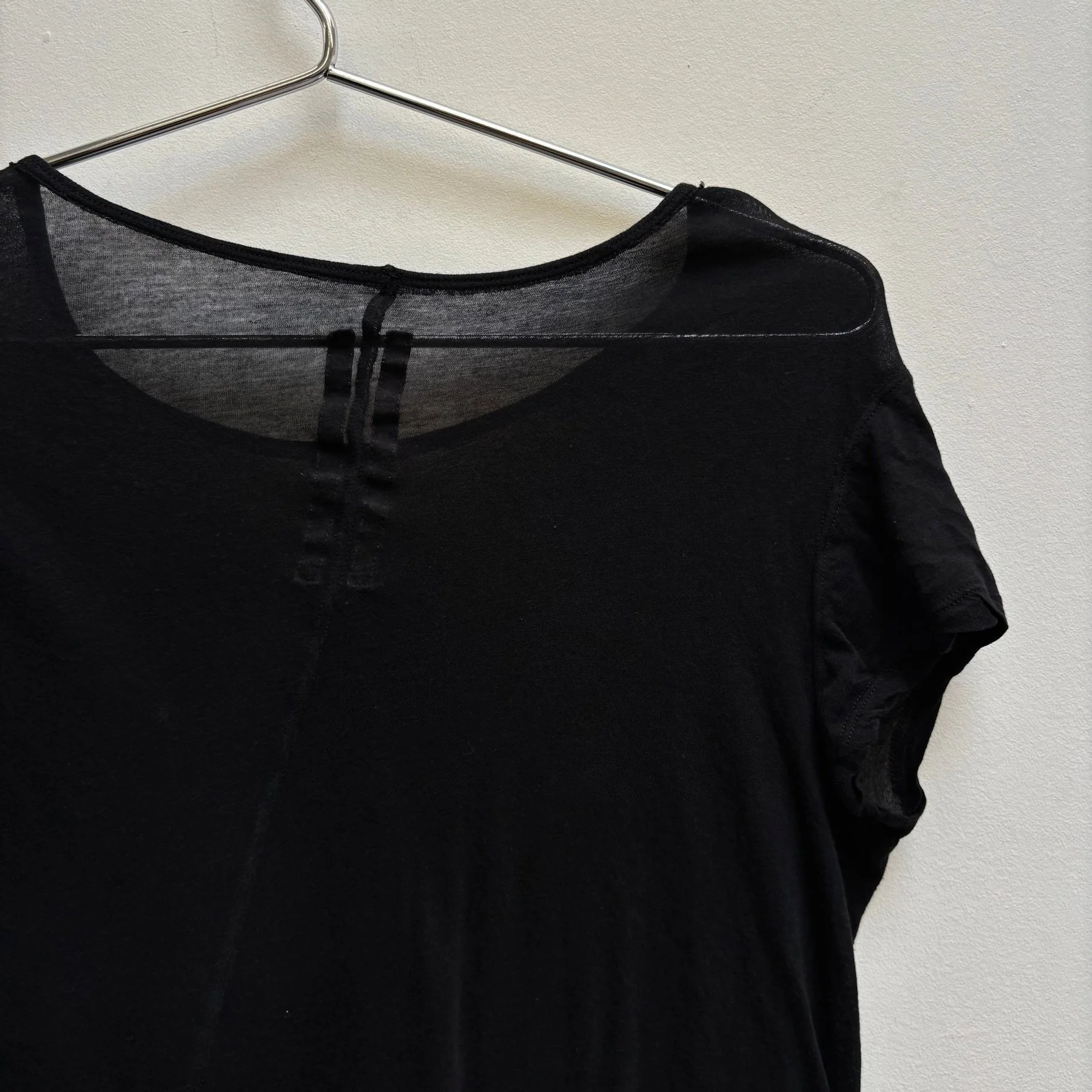 SS17 Rick Owens Sheer Walrus T-Shirt - Image 6