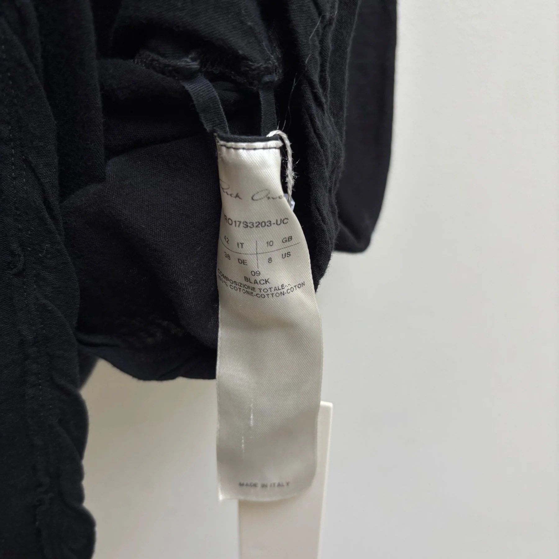 SS17 Rick Owens Sheer Walrus T-Shirt - Image 8