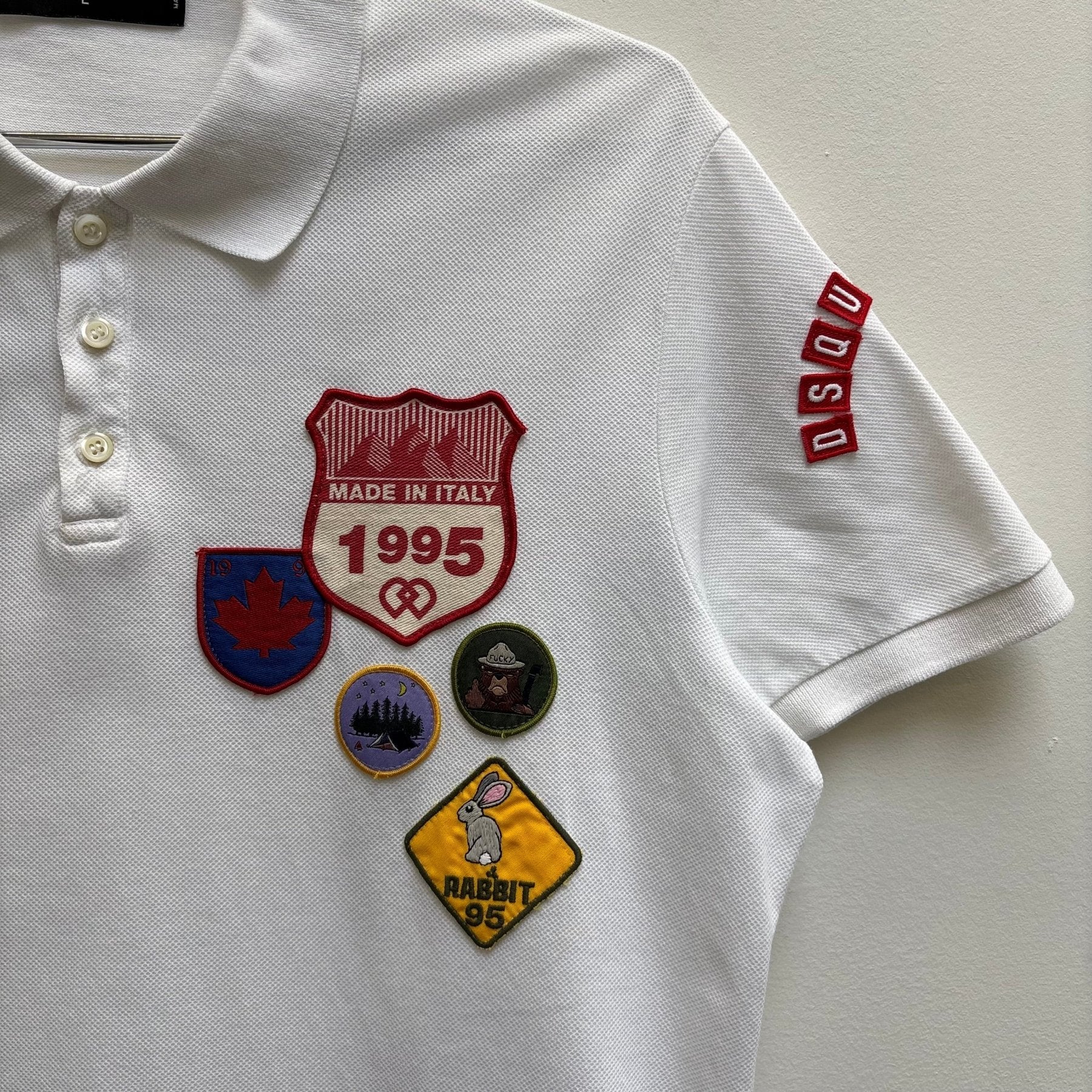 SS18 Dsquared2 Patched Polo T-shirt - Image 4