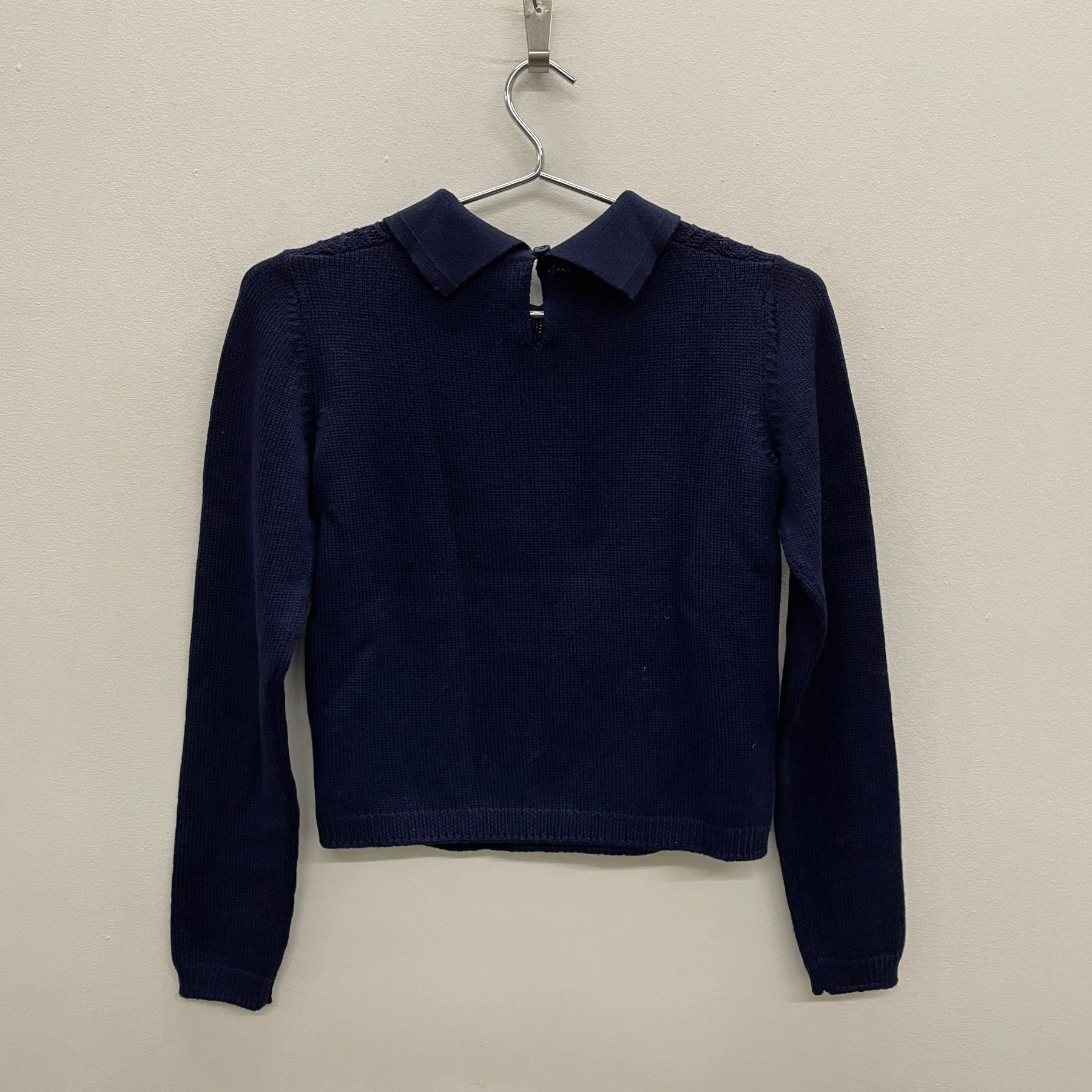 SS18 Miu Miu Cashmere Oxford Sweater - Image 2