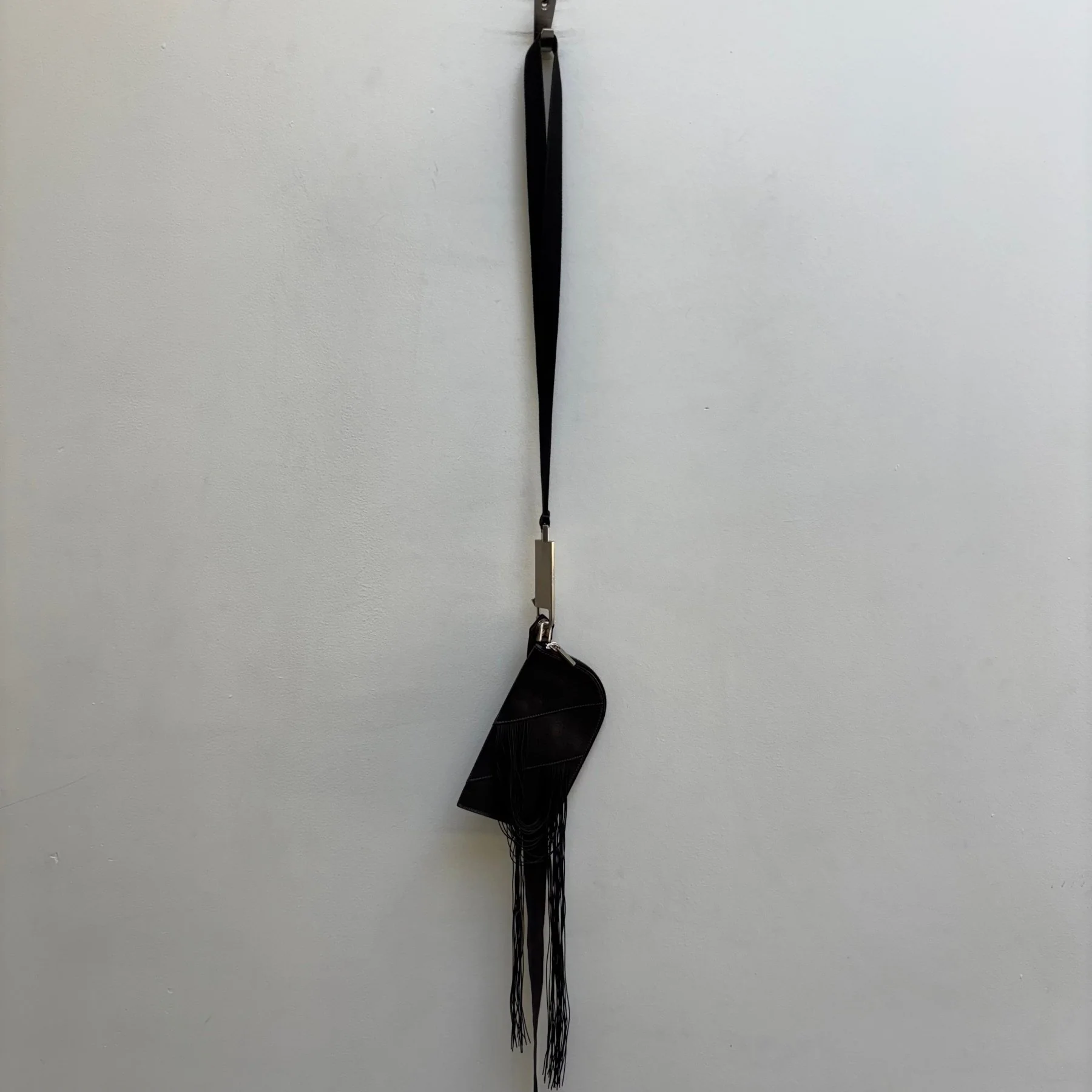 SS19 Rick Owens Leather Fringe Wallet - Image 11