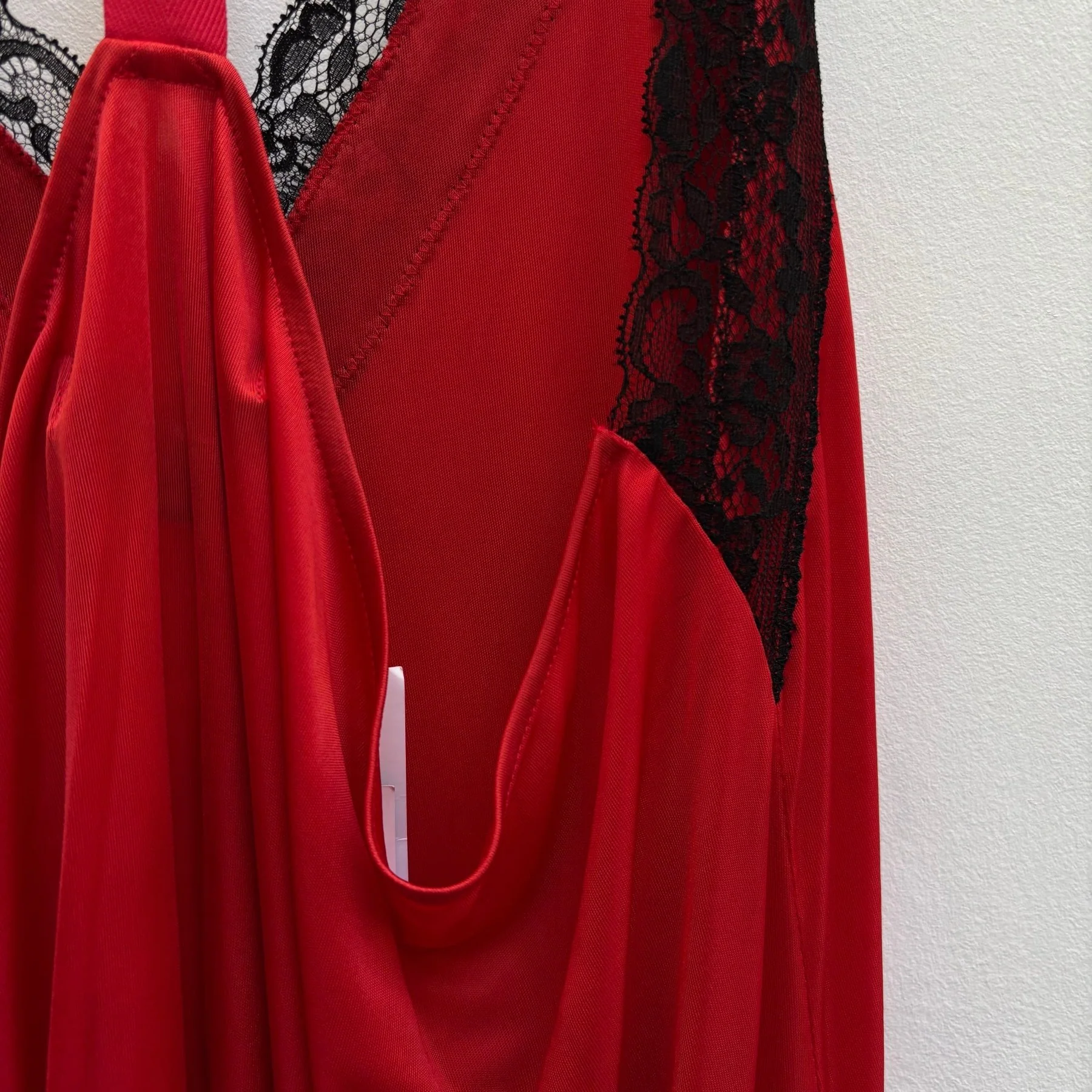 SS20 Junya Watanabe Lace Trim Buckle Strap Slip Dress - Image 5