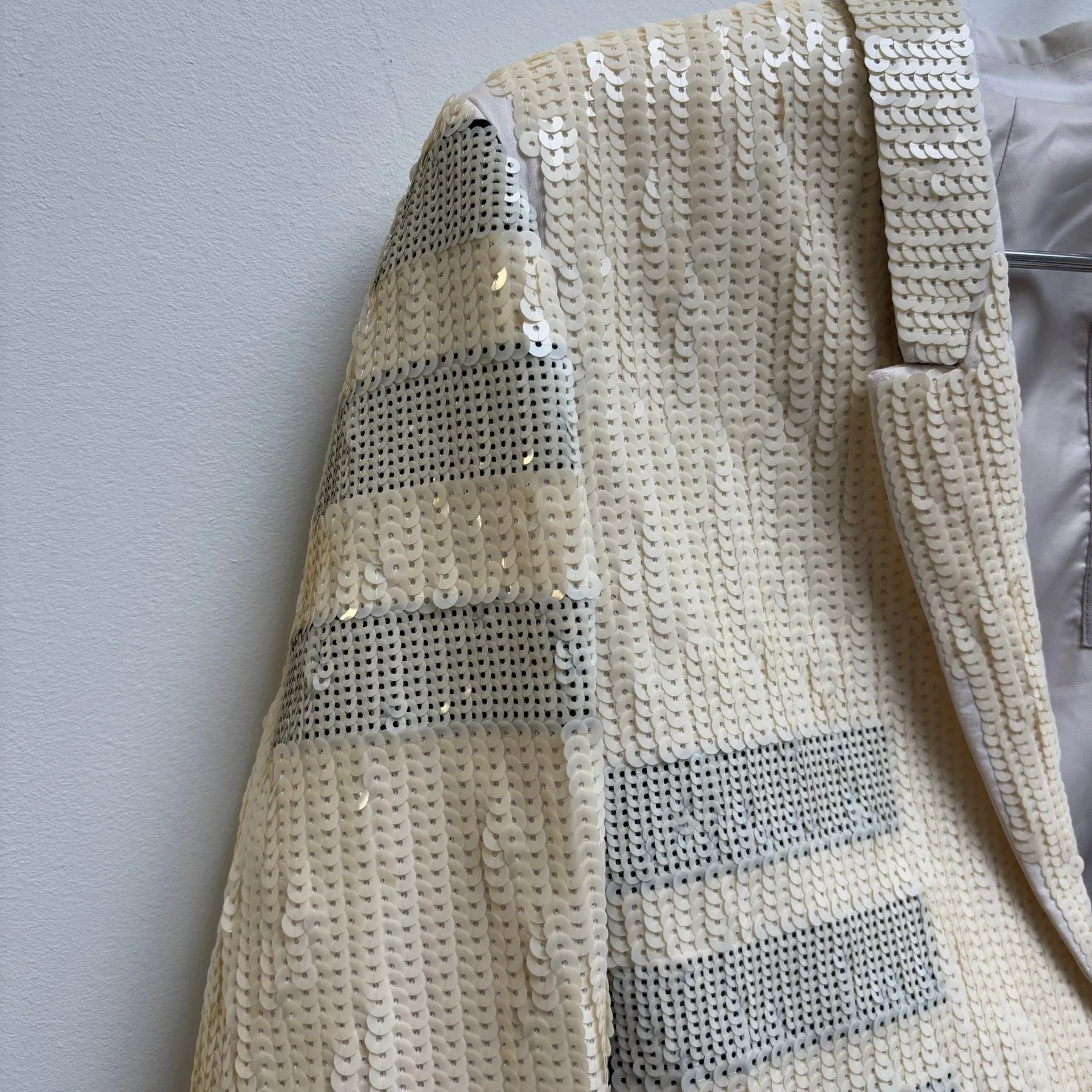 SS20 Rick Owens Tectual Sequin Blazer - Image 4