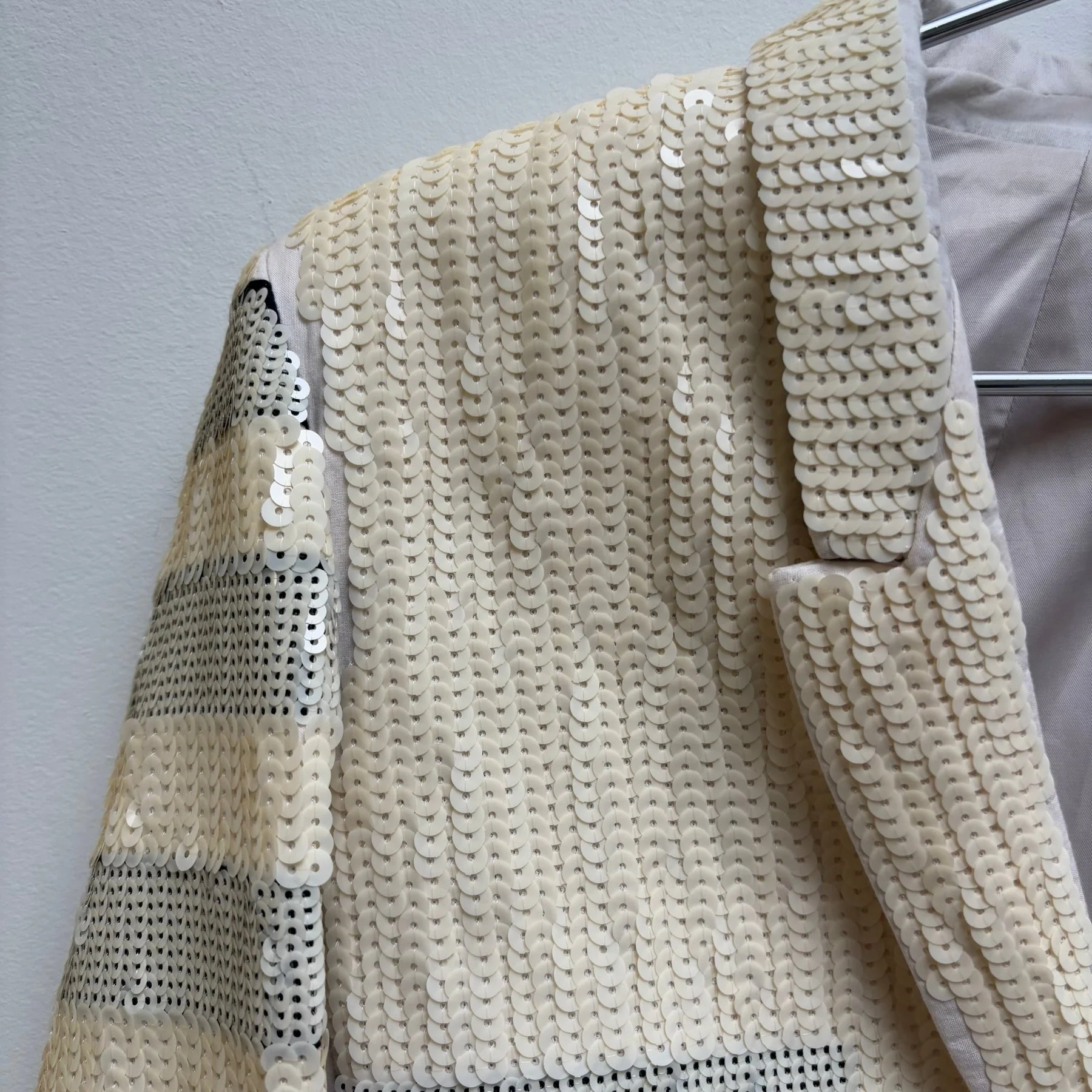 SS20 Rick Owens Tectual Sequin Blazer - Image 5