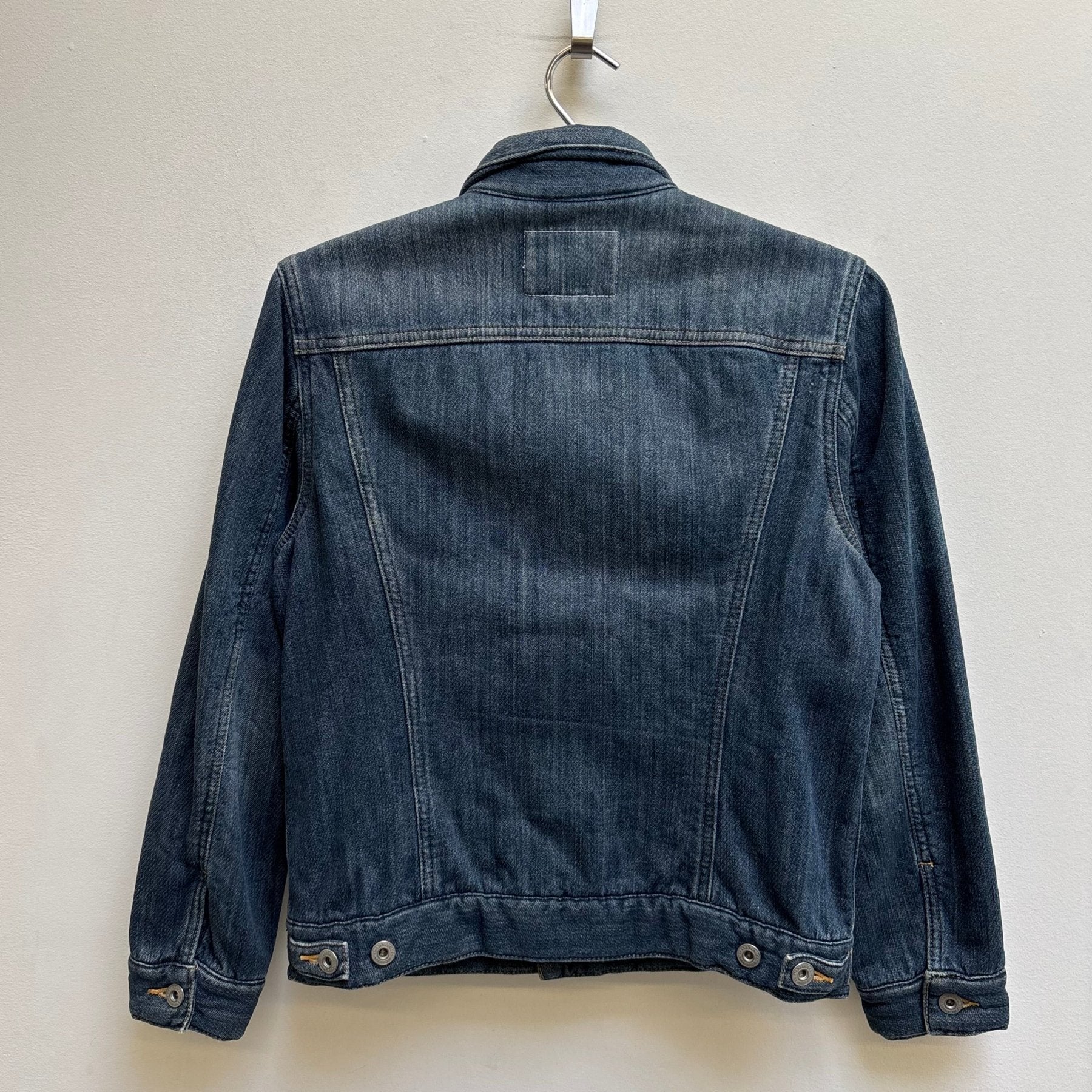 SS17 Junya Watanabe Denim Sherpa Lined Trucker Jacket - Image 2