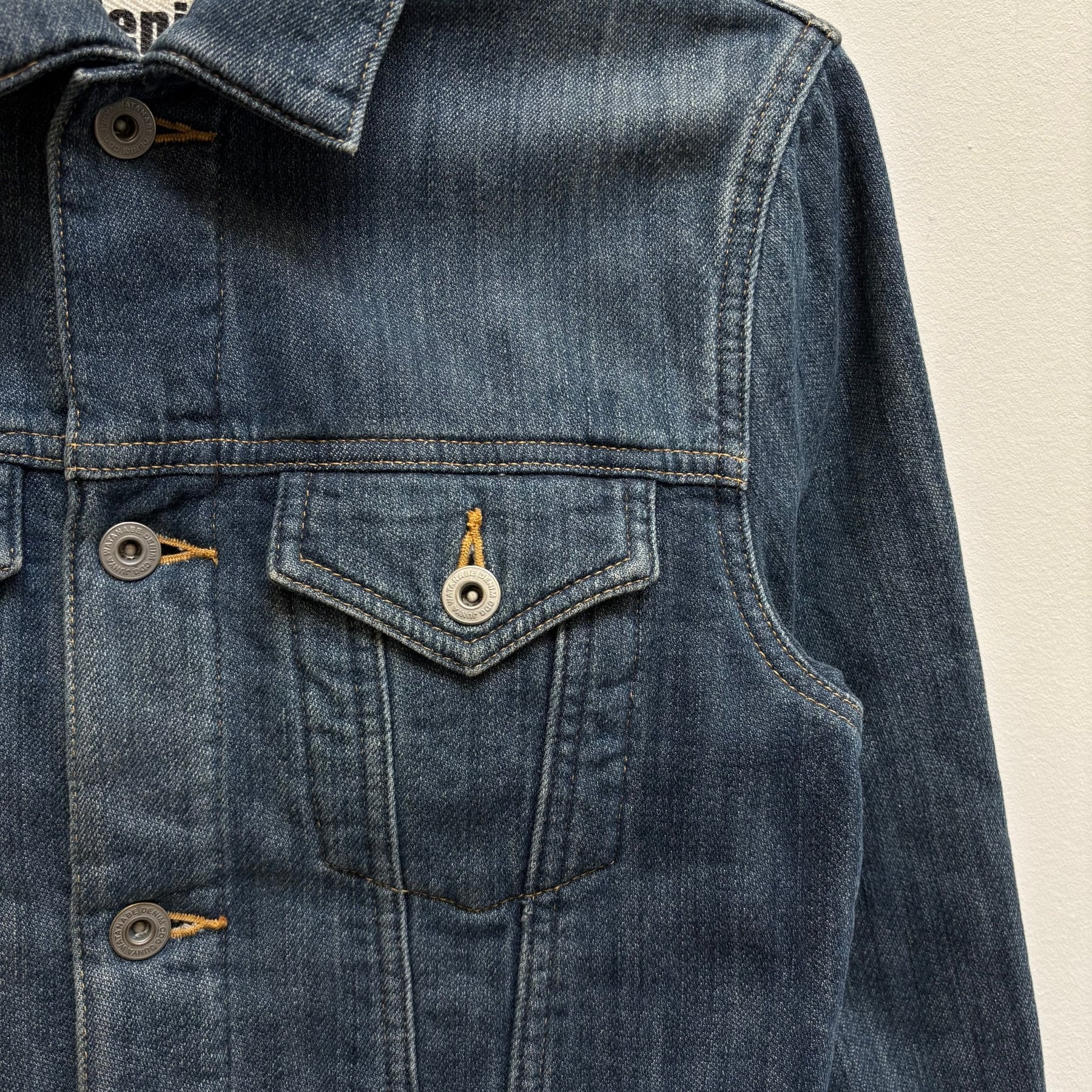 SS17 Junya Watanabe Denim Sherpa Lined Trucker Jacket - Image 4