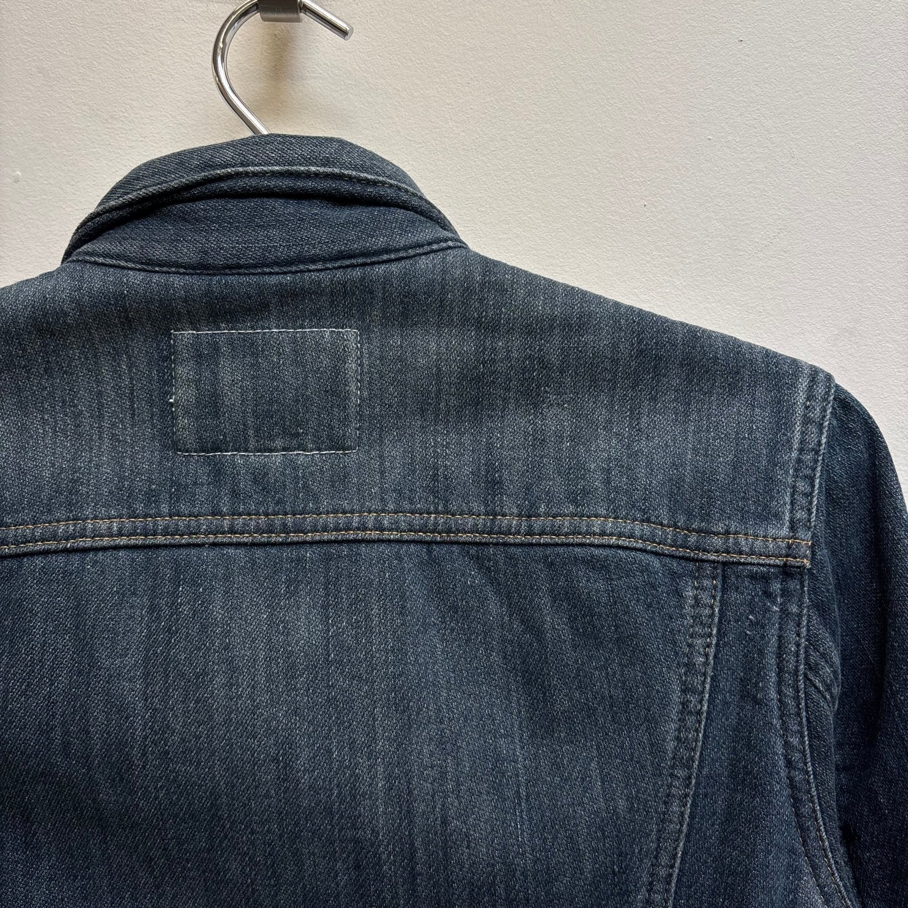 SS17 Junya Watanabe Denim Sherpa Lined Trucker Jacket - Image 8