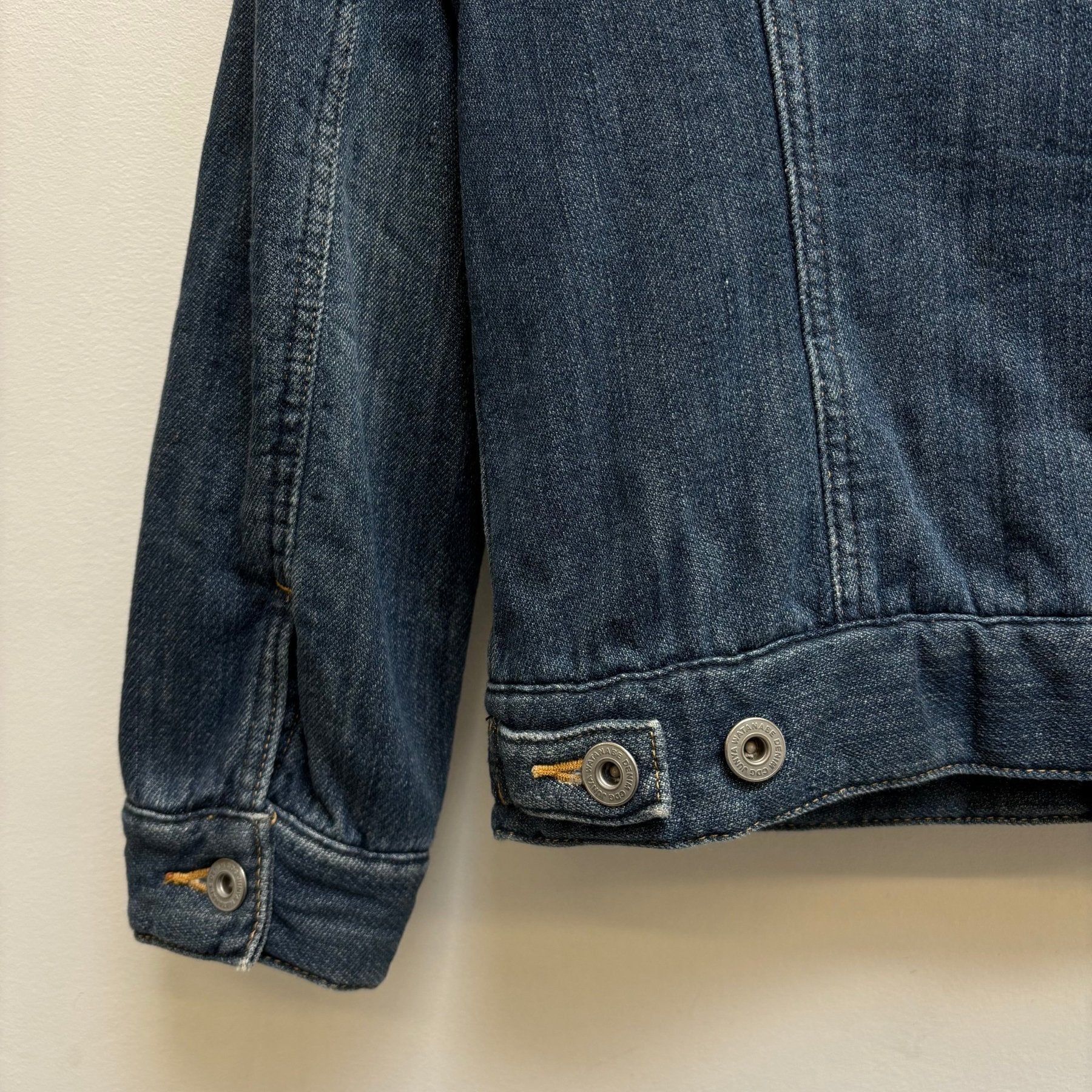SS17 Junya Watanabe Denim Sherpa Lined Trucker Jacket - Image 9