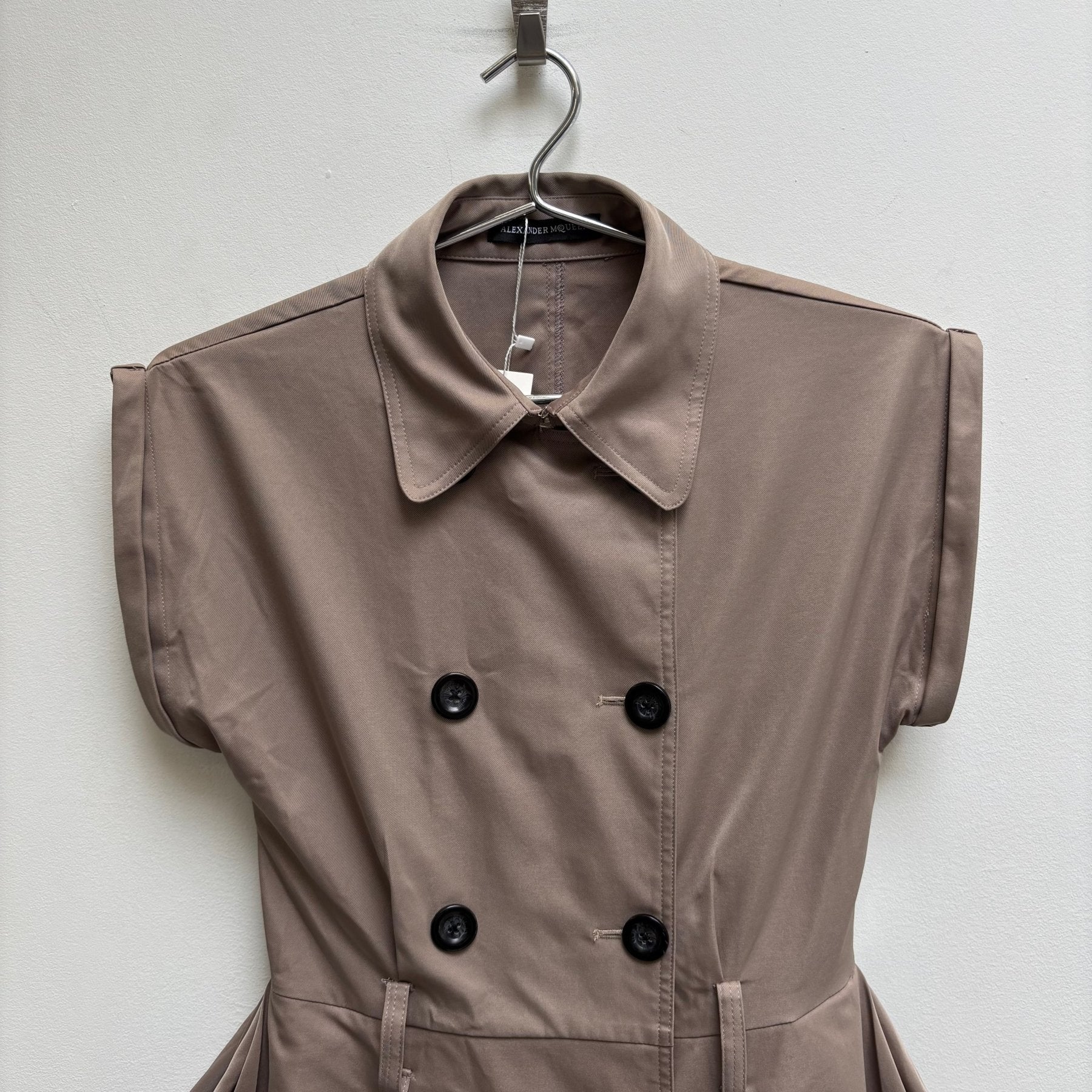 SS21 Alexander McQueen Exploded Trench Dress - Image 3