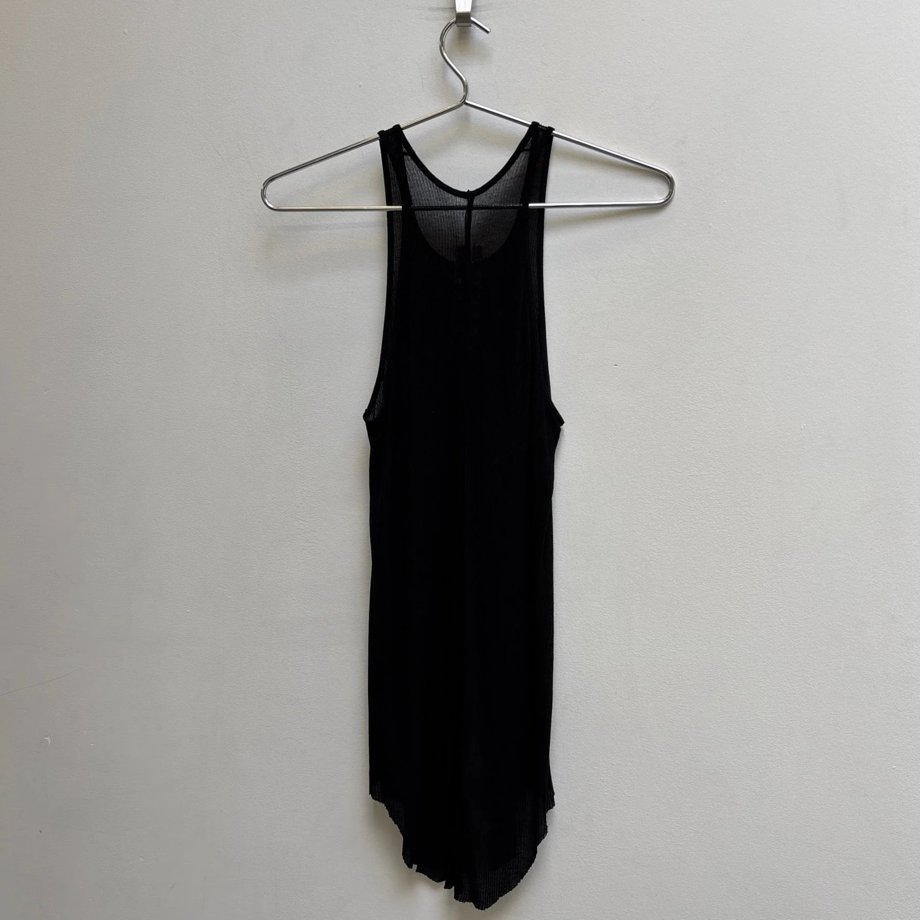 SS21 Rick Owens ‘PHLEGETHON’ Ribbed Tank Top - Image 2