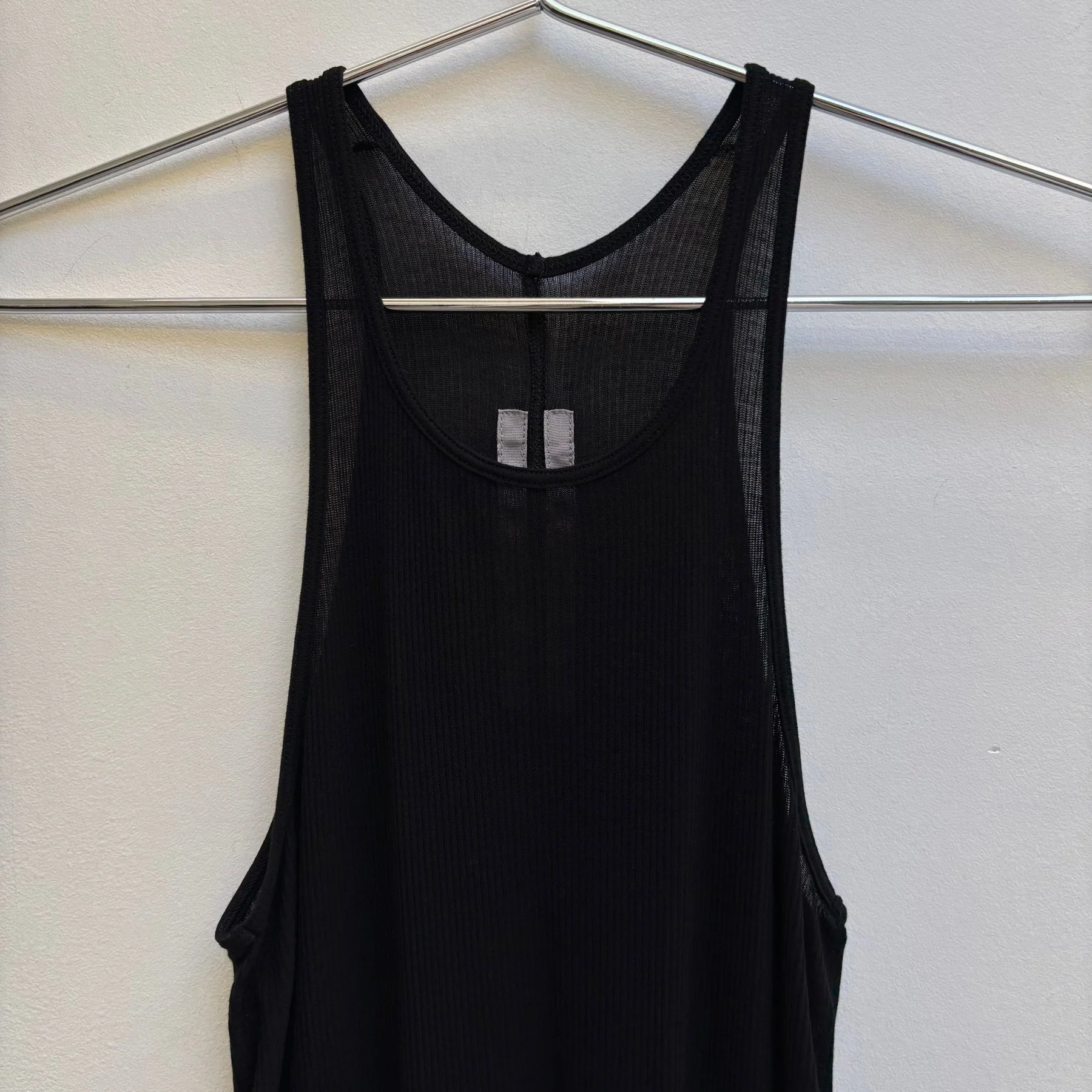 SS21 Rick Owens ‘PHLEGETHON’ Ribbed Tank Top - Image 3