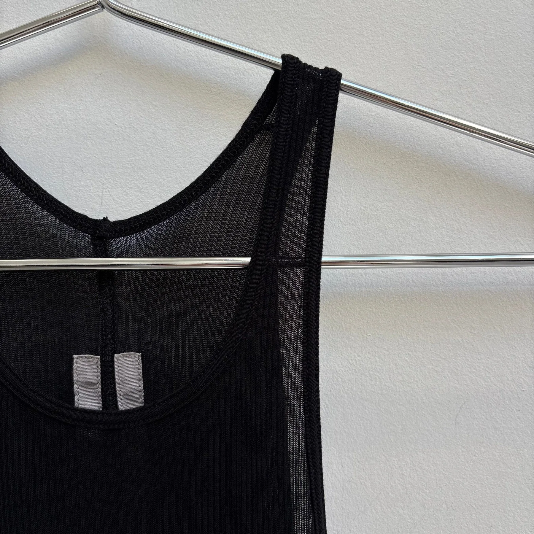 SS21 Rick Owens ‘PHLEGETHON’ Ribbed Tank Top - Image 5