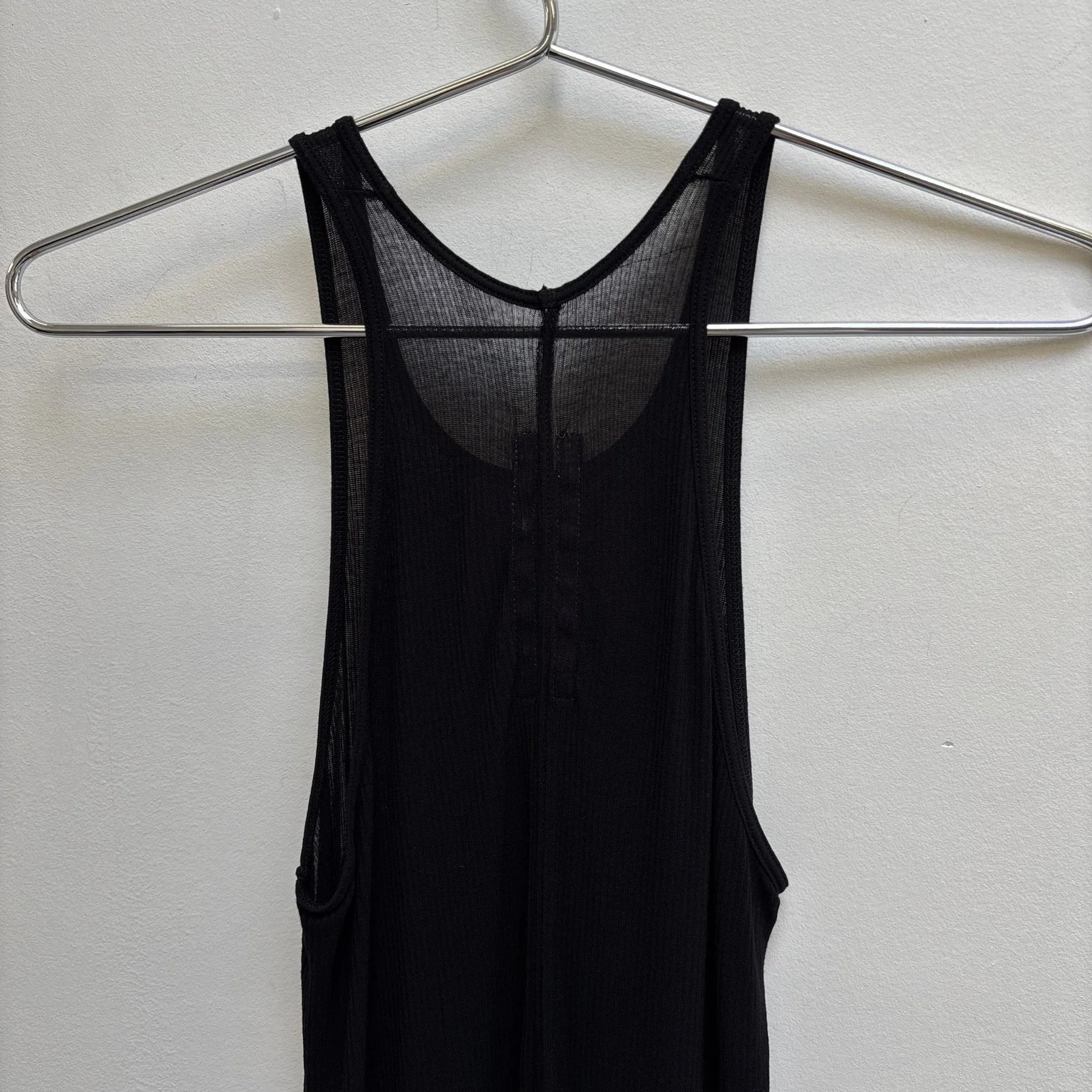 SS21 Rick Owens ‘PHLEGETHON’ Ribbed Tank Top - Image 6