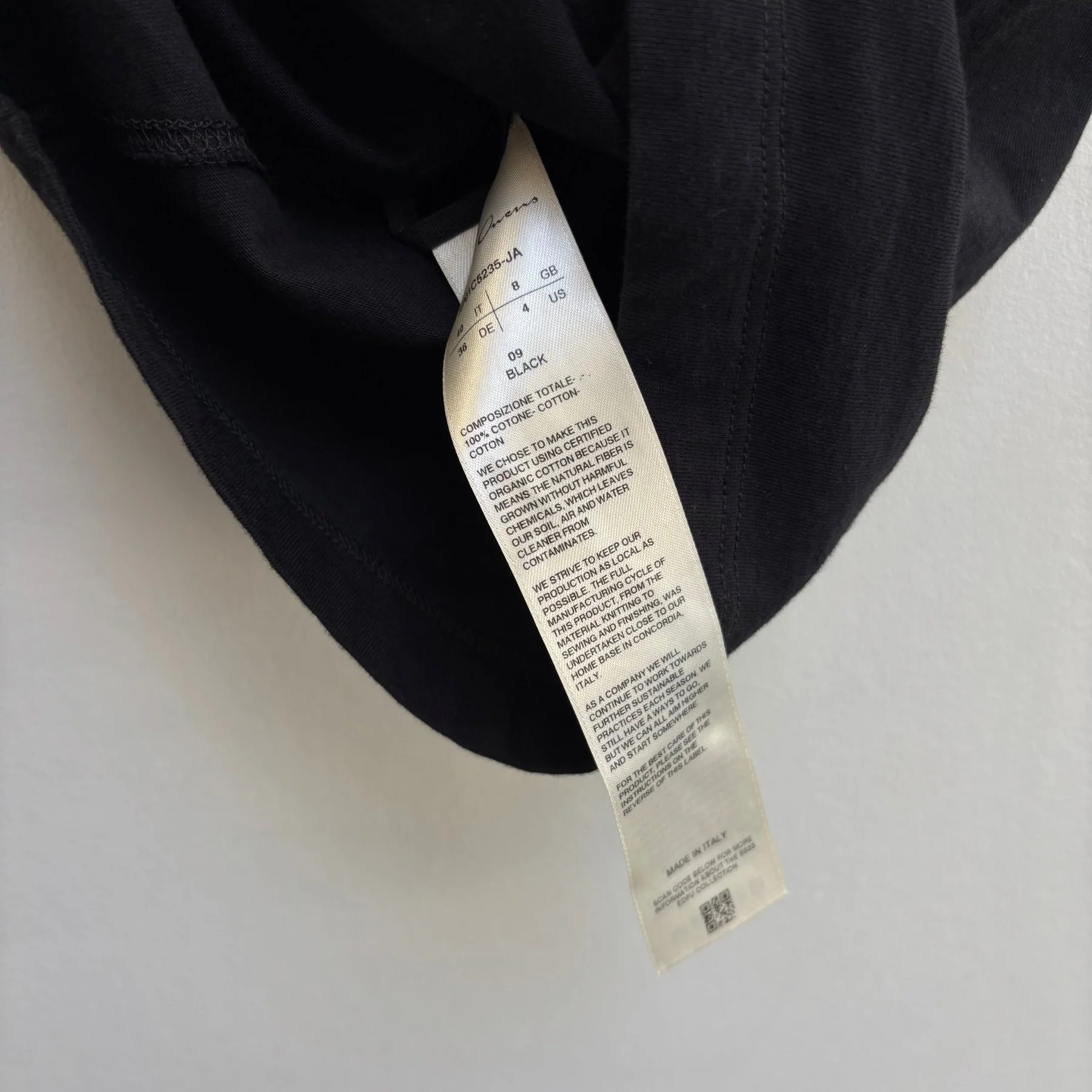 SS23 Rick Owens ‘EDFU’ Cropped Level T-Shirt - Image 10