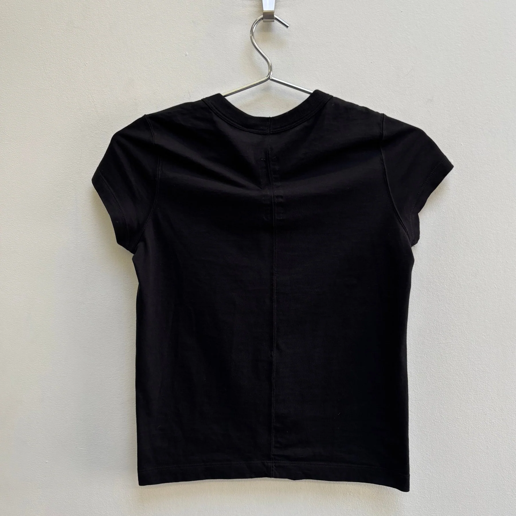 SS23 Rick Owens ‘EDFU’ Cropped Level T-Shirt - Image 2