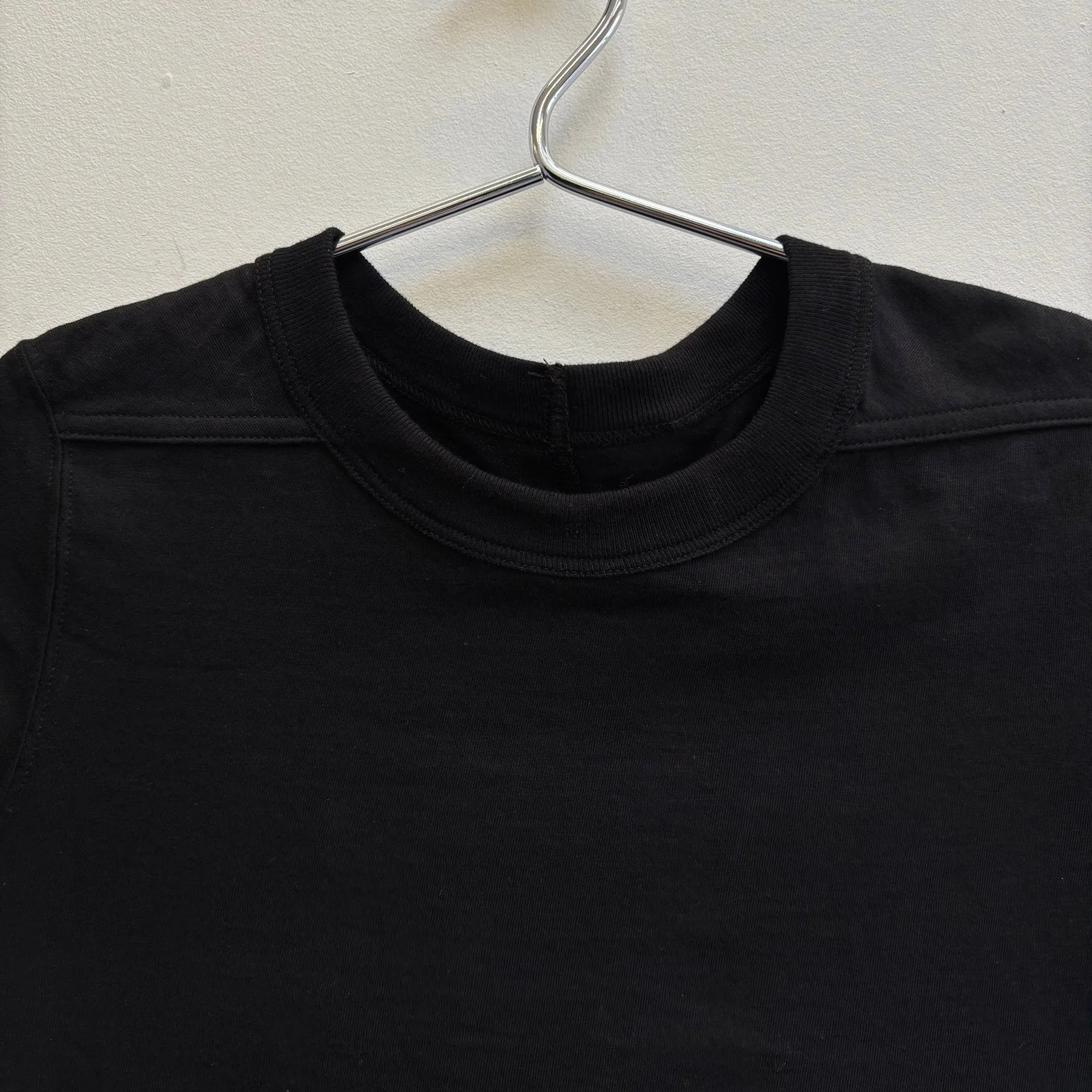 SS23 Rick Owens ‘EDFU’ Cropped Level T-Shirt - Image 3